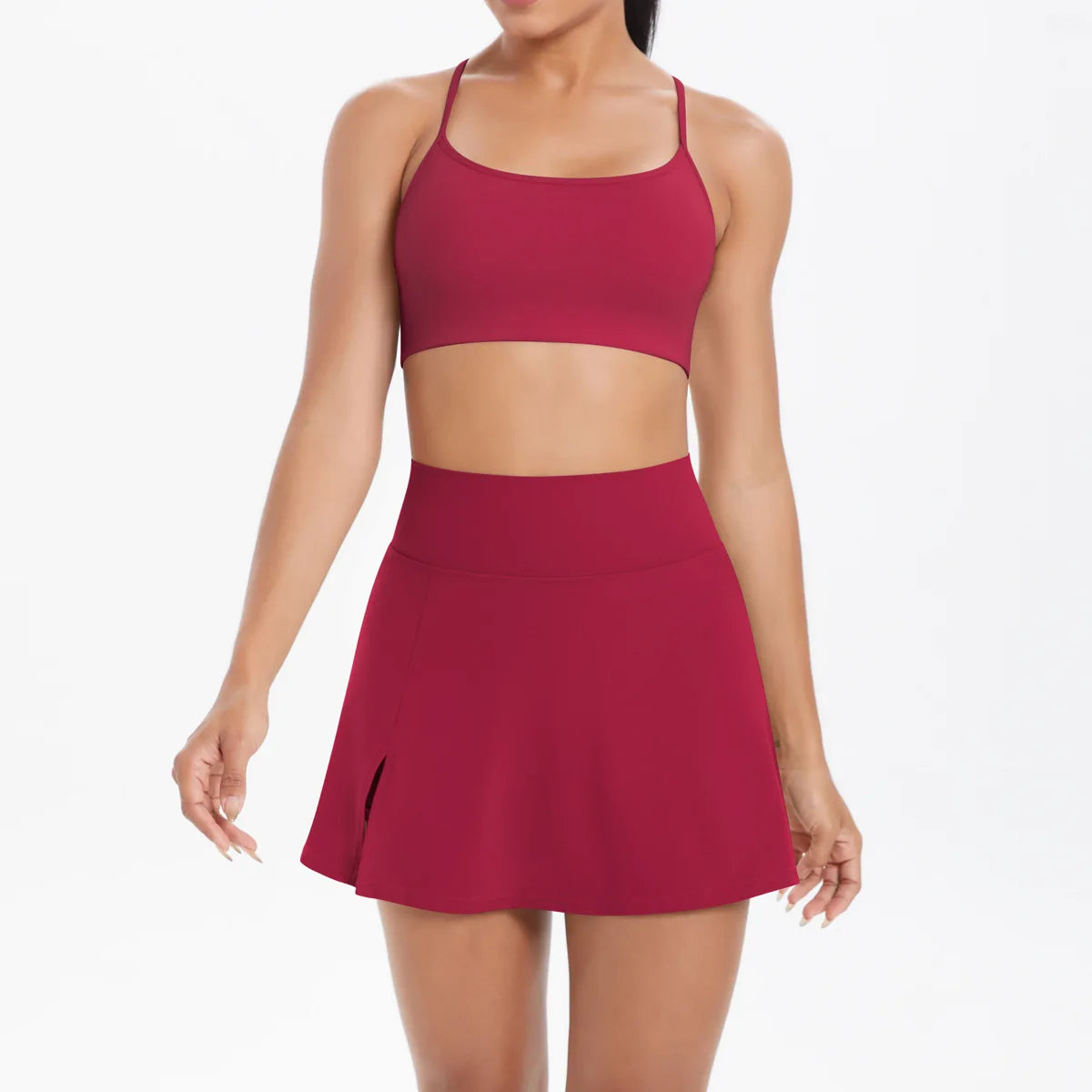Yoga Outfits Women Tracksuit Sport Bras Shorts Workout Set Women Yoga Clothes Fitness Yoga Short Skirt Gym Set Yoga Sets