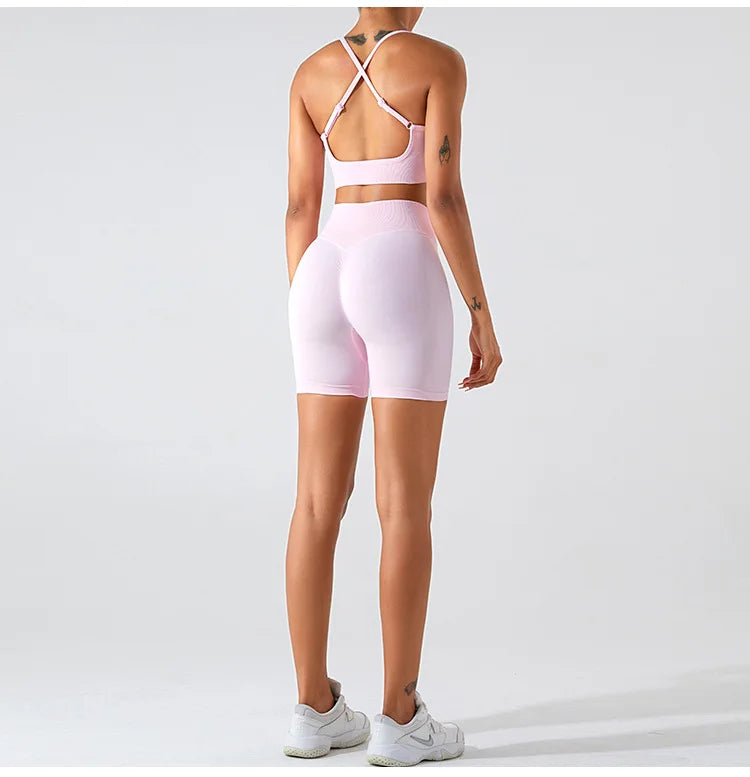 Women Sexy Cross Sports Bra Yoga Gym Top Women Workout Running Yoga Bra Stretch Women Sports Underwear Fitness Workout Tank Top