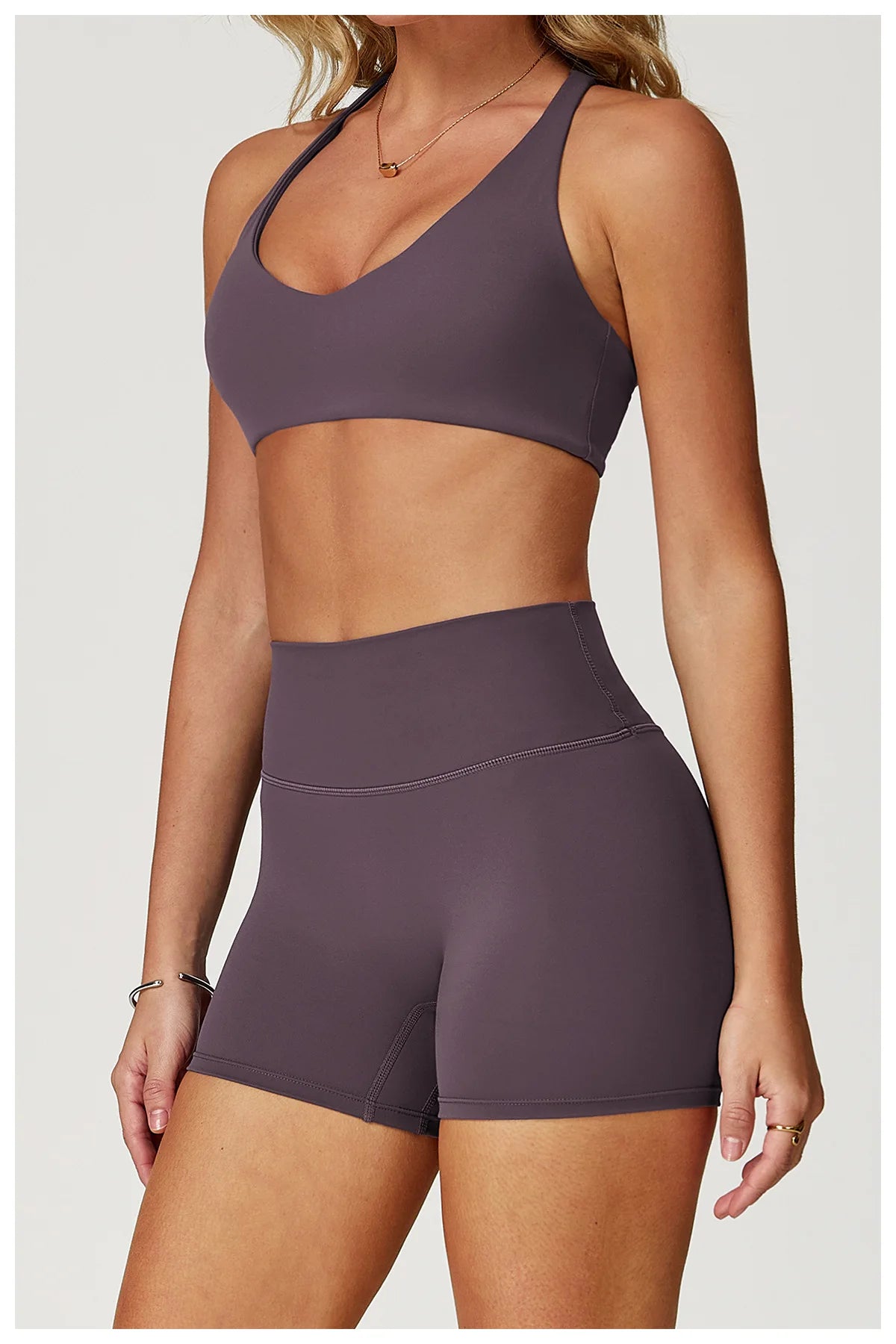 Sexy Backless Gym Sport Bra Sports Bra Anti-sweat Breathable Yoga Bra Shockproof Crop Top Fitness Top Push Up Workout Top Women