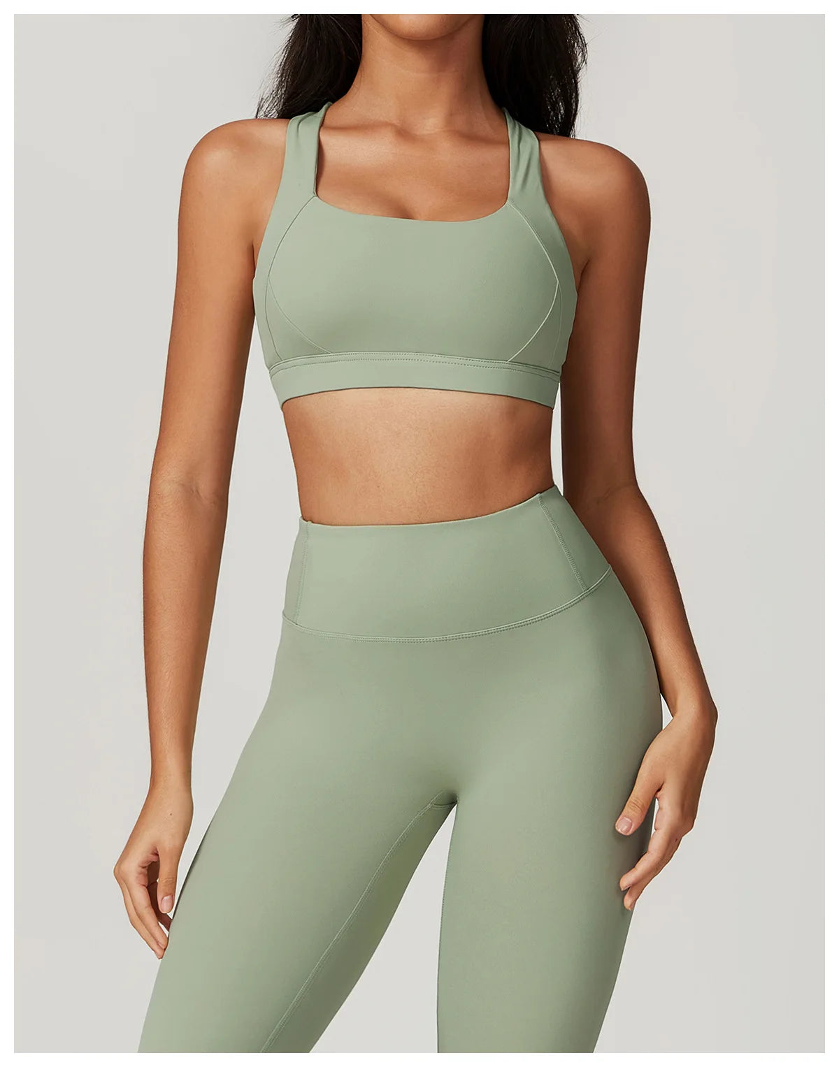 2PCS Women's Tracksuit Athletic Wear Yoga Set Workout Shorts Sportswear Gym Clothing High Waist Leggings Fitness Bra Sports Suit