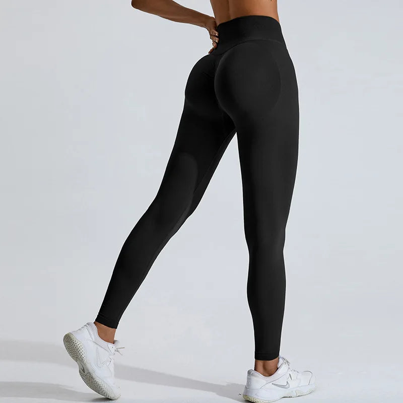 Seamless Women Fitness Sport Leggings High Waist Yoga Legging Gym Jogging Quick Dry Push Up Slim Pants Female Scrunch Butt Tight