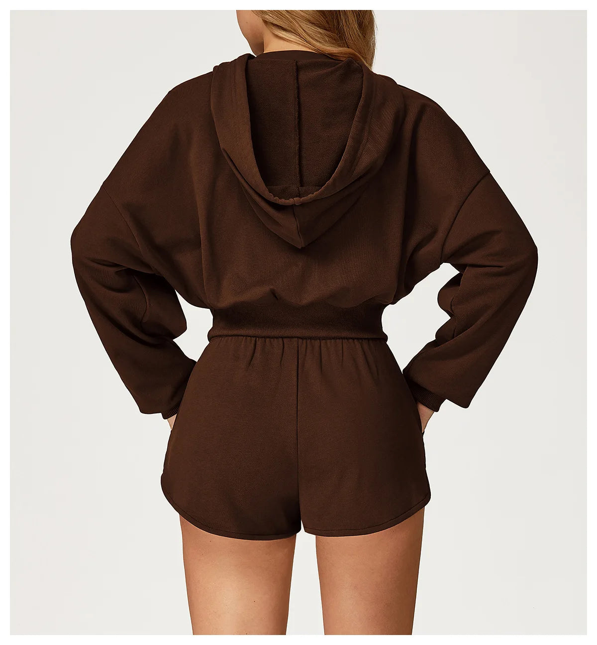 Winter Yoga Long Sleeved Women's Hooded Sweatshirt Zipper Windproof and Warm Casual Wweatshirt Women Outdoor Running Sportswear