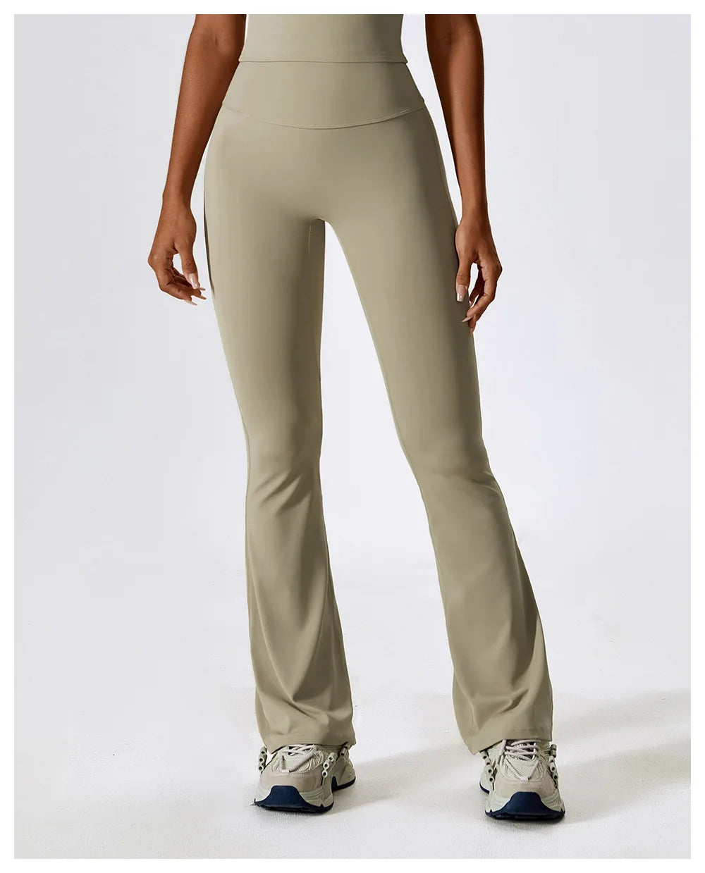Flare Leggings Yoga Pants Women High Waist Wide Leg Pant Women Gym Workout Fitness Sports Tight Flared Pant Latin Dance Trousers