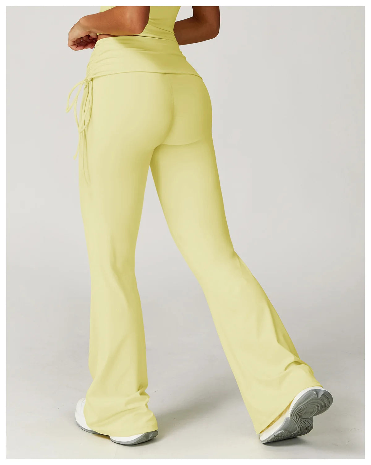 Yoga Bell-bottoms Gym Leggings Women Wide Leg Pants High Waist Booty Lifting Leggings Pants Women Sports Clothing Fitness Wear