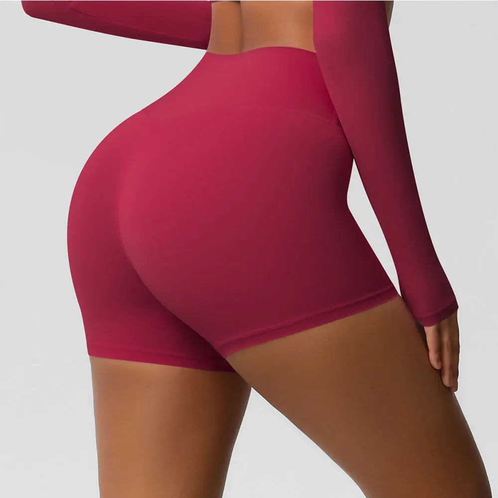 Seamless Impact Shorts Women Yoga Shorts Push Up Booty Workout Gym Shorts Fitness High Waist Sports Short Women Clothing