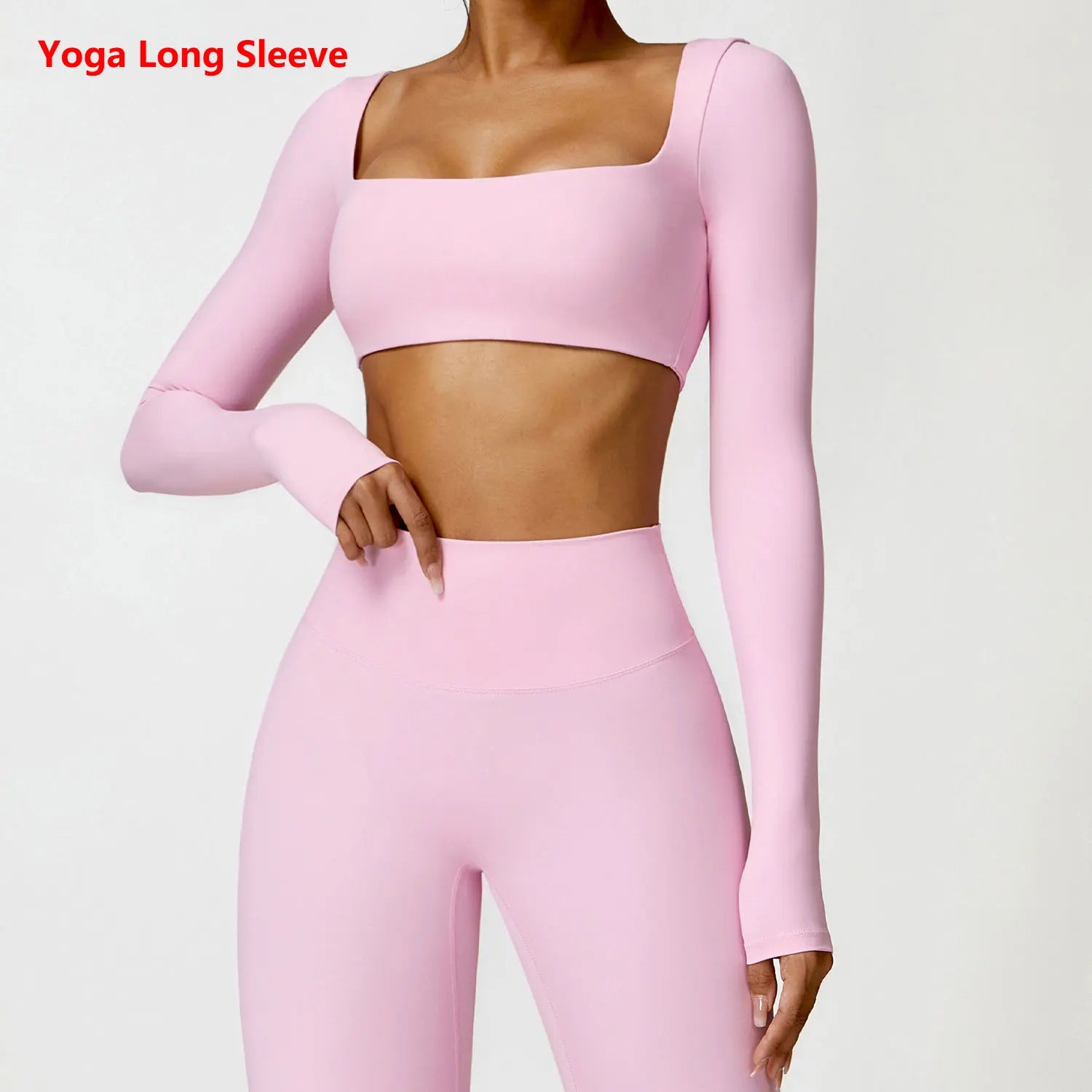 Winter Yoga Long sleeved Women's Outdoor Running Fitness Wear T-shirt Long sleeved Yoga Shirt Gym Push Up Workout Sports Top