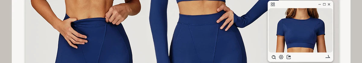 2PCS Yoga Set Gym Clothes Sportswear Yoga Suits For Women Outfits Fitness Set Tracksuits Sports Bra Gym Long Sleeved Leggings