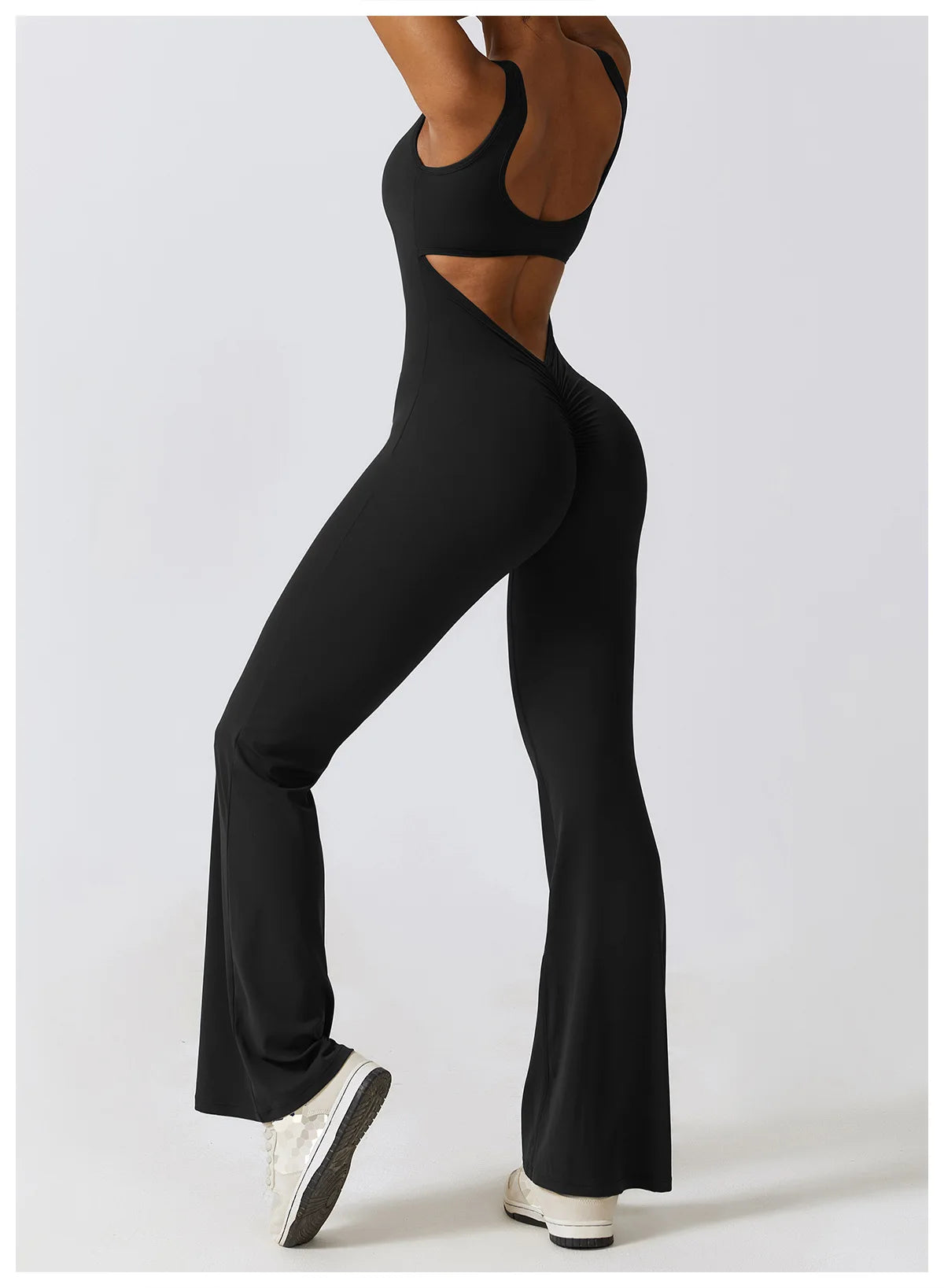 Gym Jumpsuit Women's Fitness Suit Yoga Sets Sports Overalls Woman Tracksuit Yoga Clothing Workout Sportswear Sexy Back V Rompers