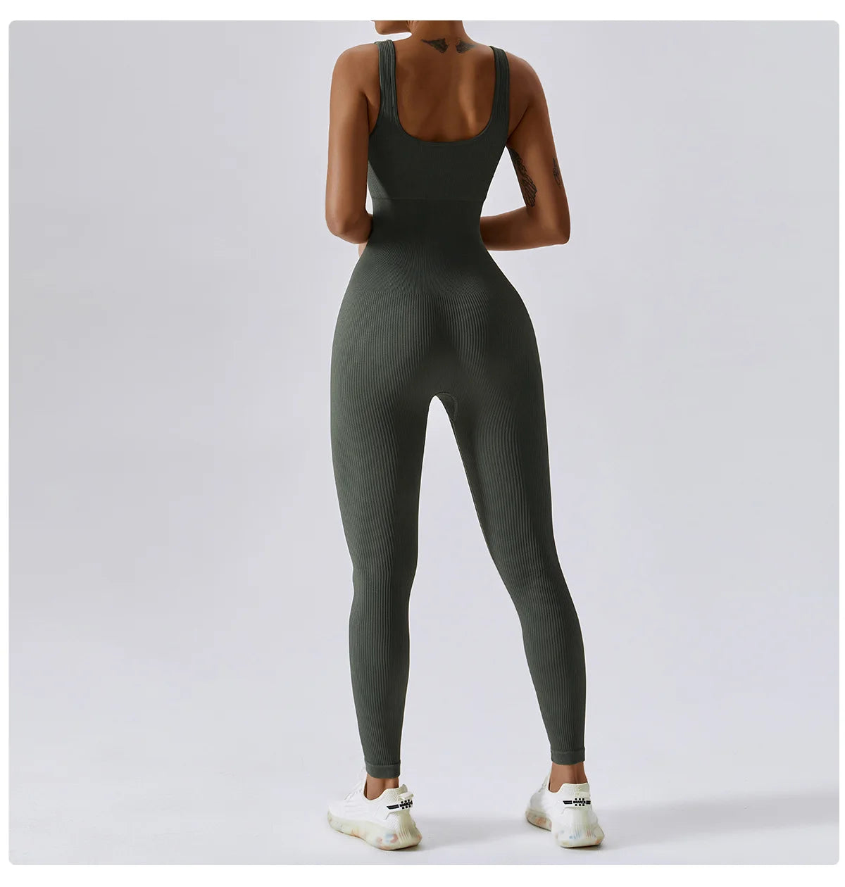 Women's Tracksuit Seamless Yoga Set Yoga Jumpsuits One Piece Workout Rompers Sportswear Gym Set Workout Clothes Women Bodysuit