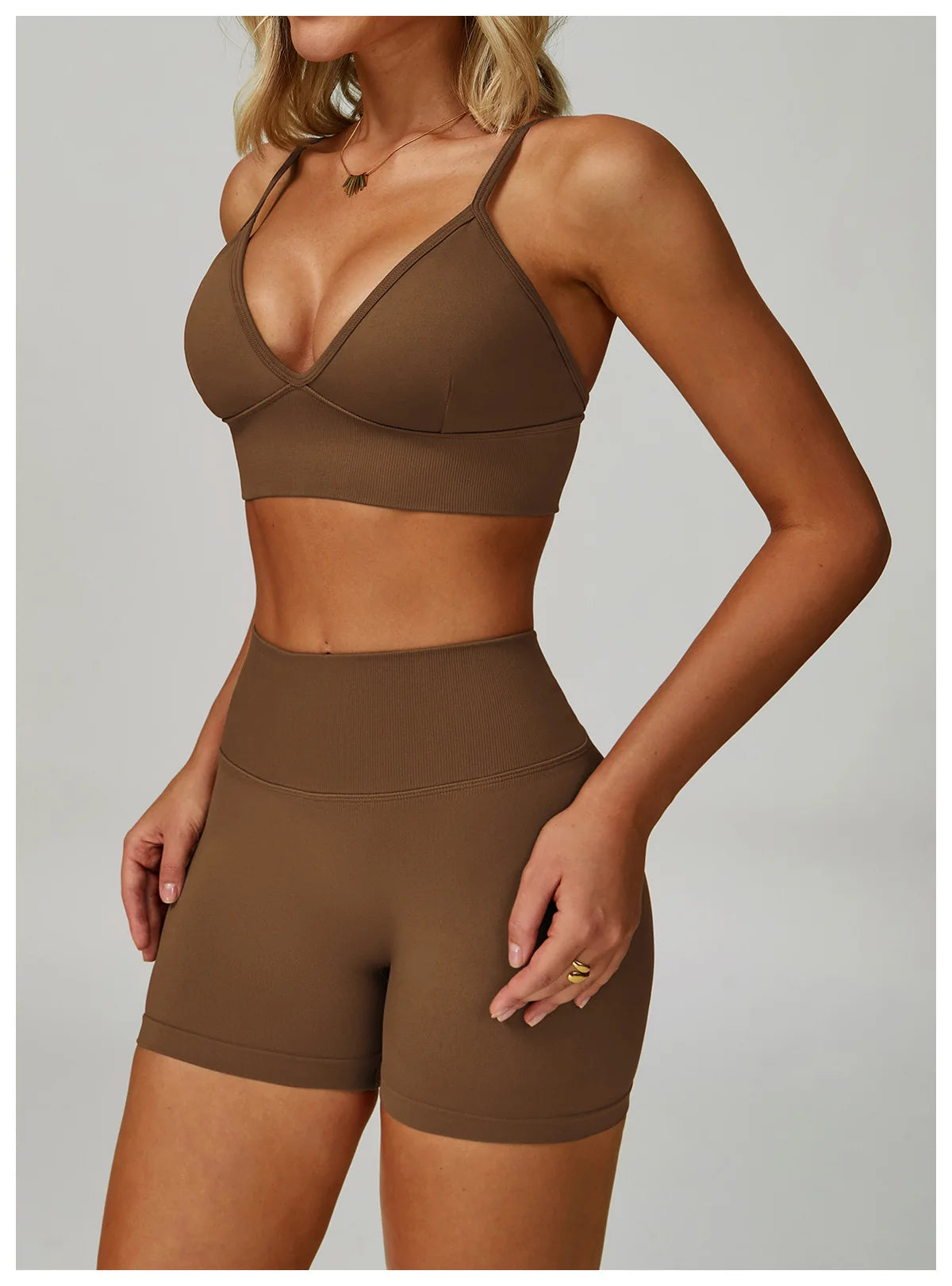 Breathable Sports Bra Fitness Top Women Yoga Bra Shockproof Crop Top Push Up Adjustable Shoulder Strap Sport Bra Gym Workout Top