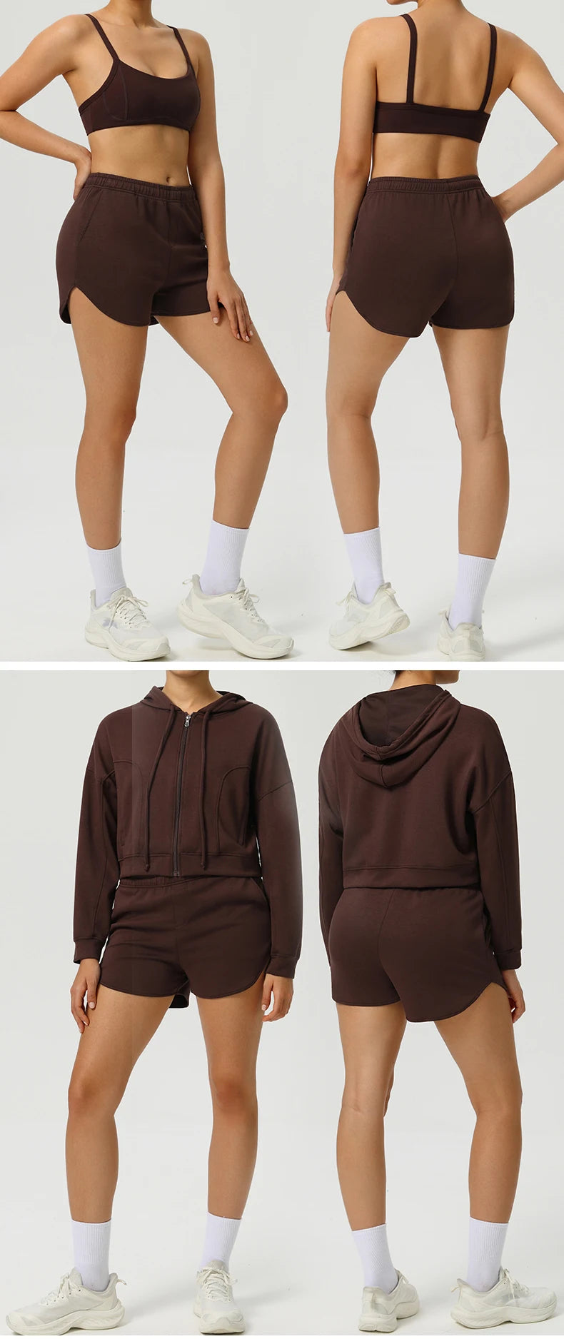 Winter Yoga Set 2PCS Sports Outfits Women Clothes Fitness Tracksuit Gym Workout Long Sleeved Female Bra Yoga Suit Sportswear