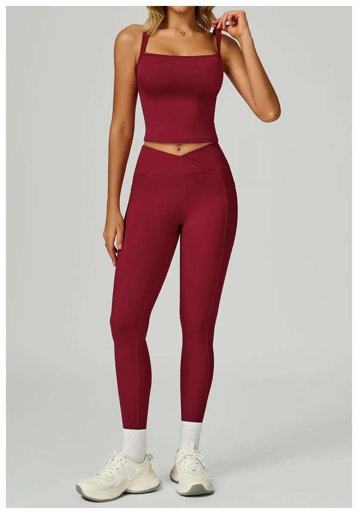 Yoga Suit 2PCS Women Tracksuit Sports Bra High Waist Leggings Shorts Outfit Gym Set Fitness Workout Clothes Push Up Sportswear