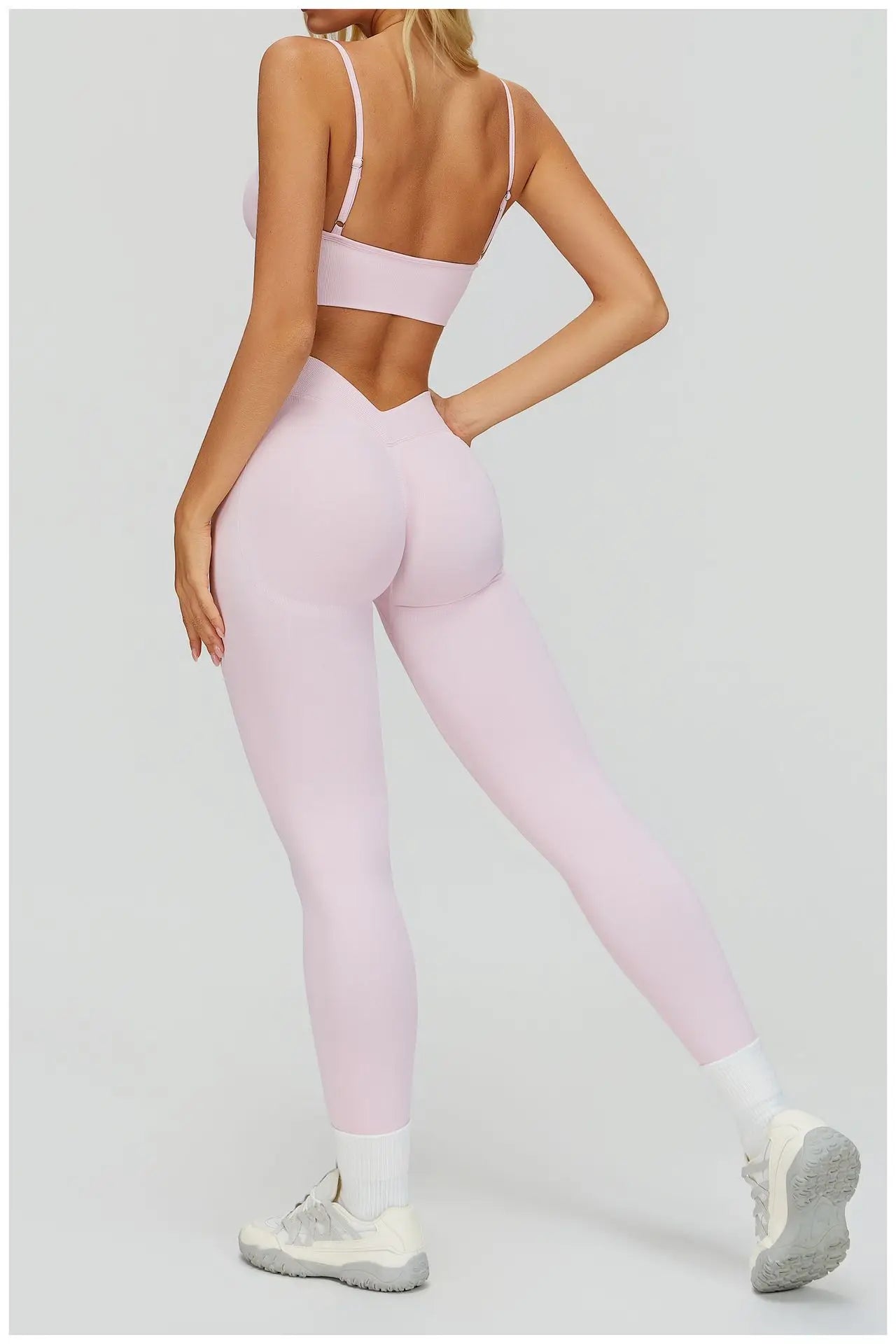Seamless Yoga Suit 2PCS Sports Set Women Tracksuit Gym Running Workout Clothes Sports Long Sleeve Athletic Wear Yoga Clothing