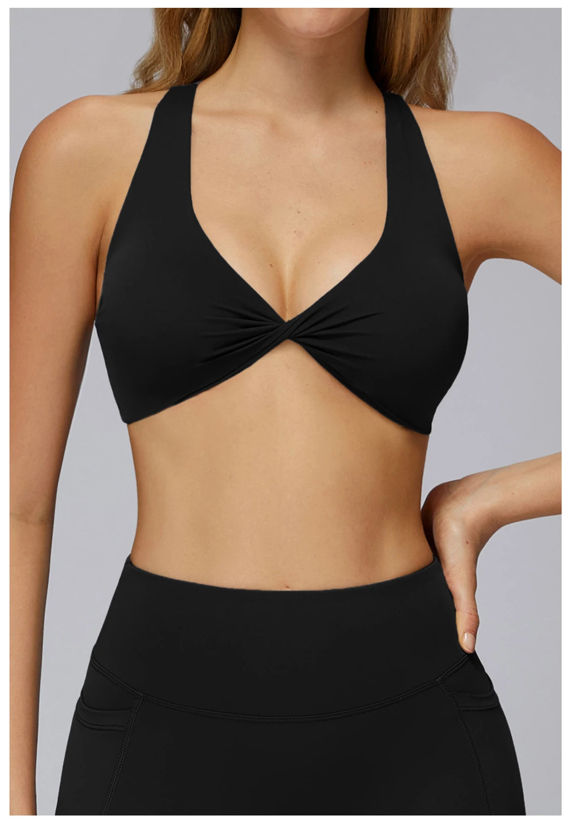 High Intensity Sports Underwear Women Shockproof Sagging Resistant Yoga Vest Fitness Bra Integrated Professional Running Gym Top
