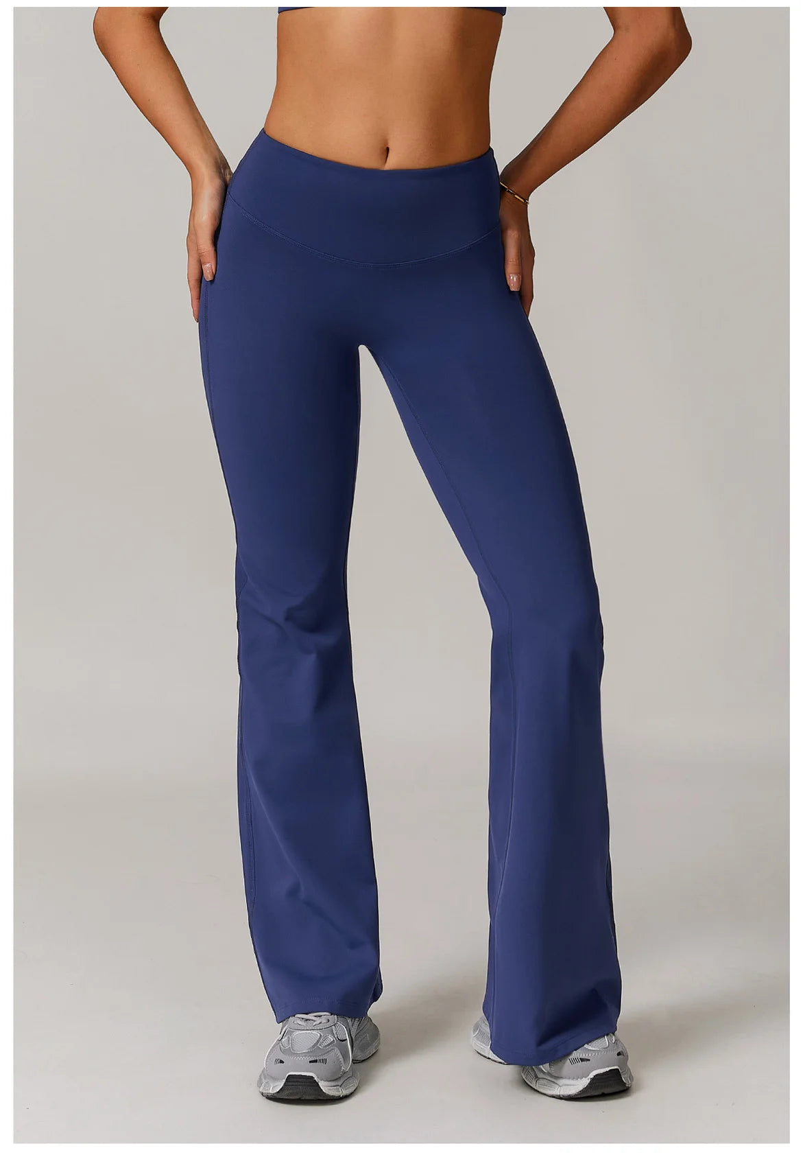 Gym Leggings Women Bell-bottoms Yoga Pants Sexy High Waist Lifting Leggings Pants Women Sports Clothing Fitness Wide Leg Pants
