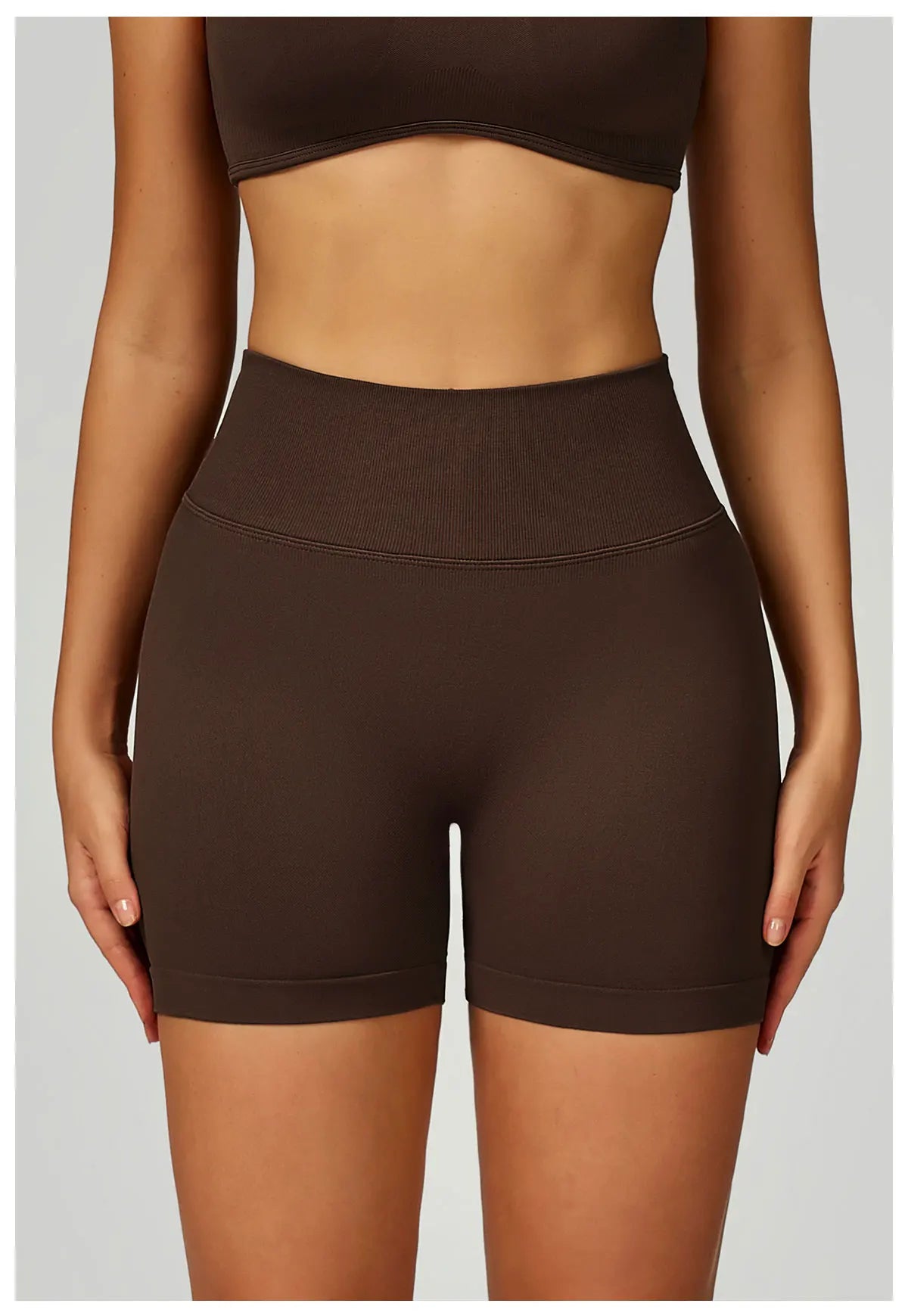 Seamless Women Sports Short Yoga Legging Shorts Squat Proof High Waist Fitness Tight Shorts Cycling Impact Workout Gym Shorts