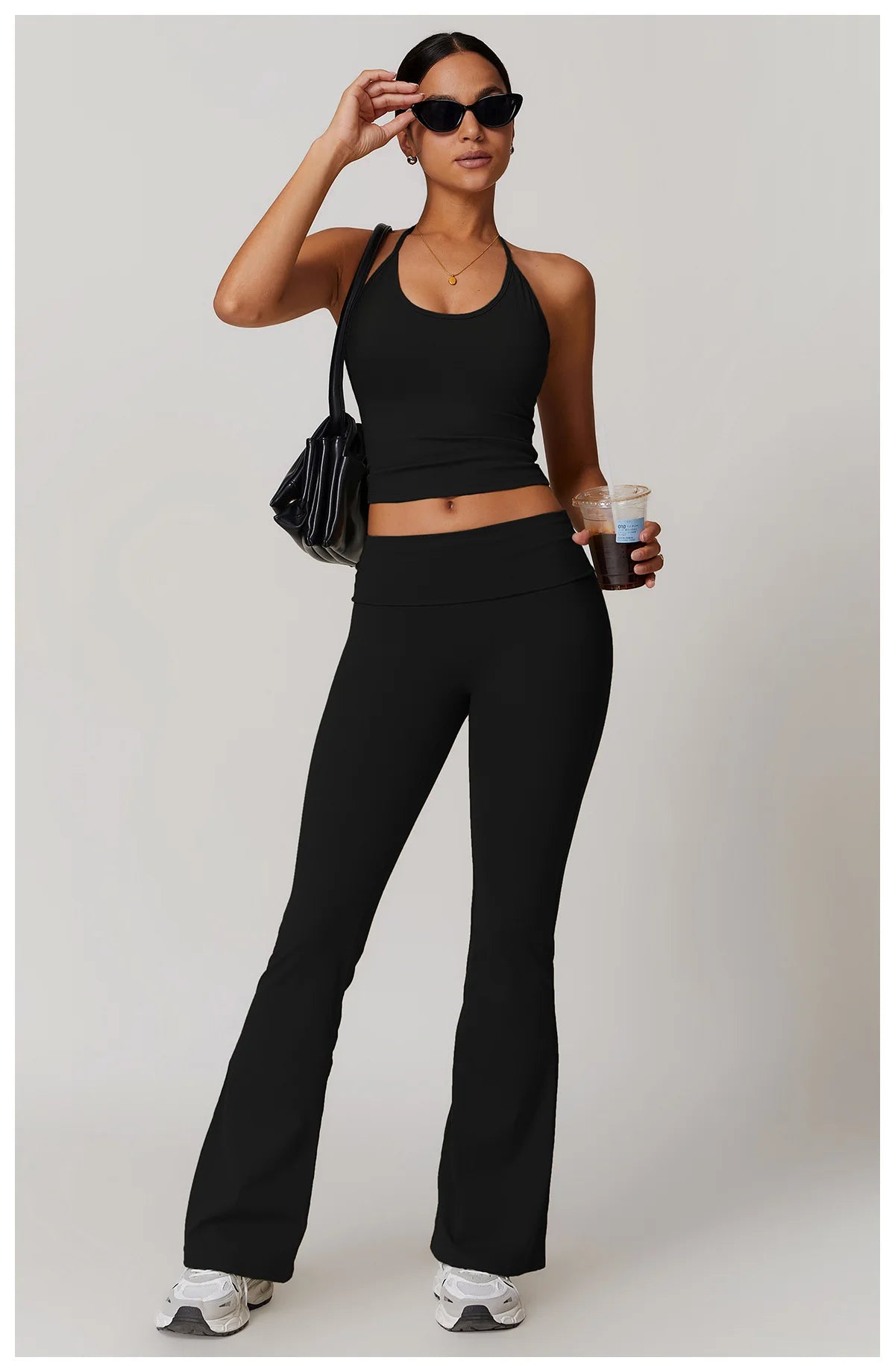 Yoga Pants Gym Leggings Women Bell-bottoms High Waist Push Up Sport Tights Running Cycling Fitness Workout Leggings Gym Clothing