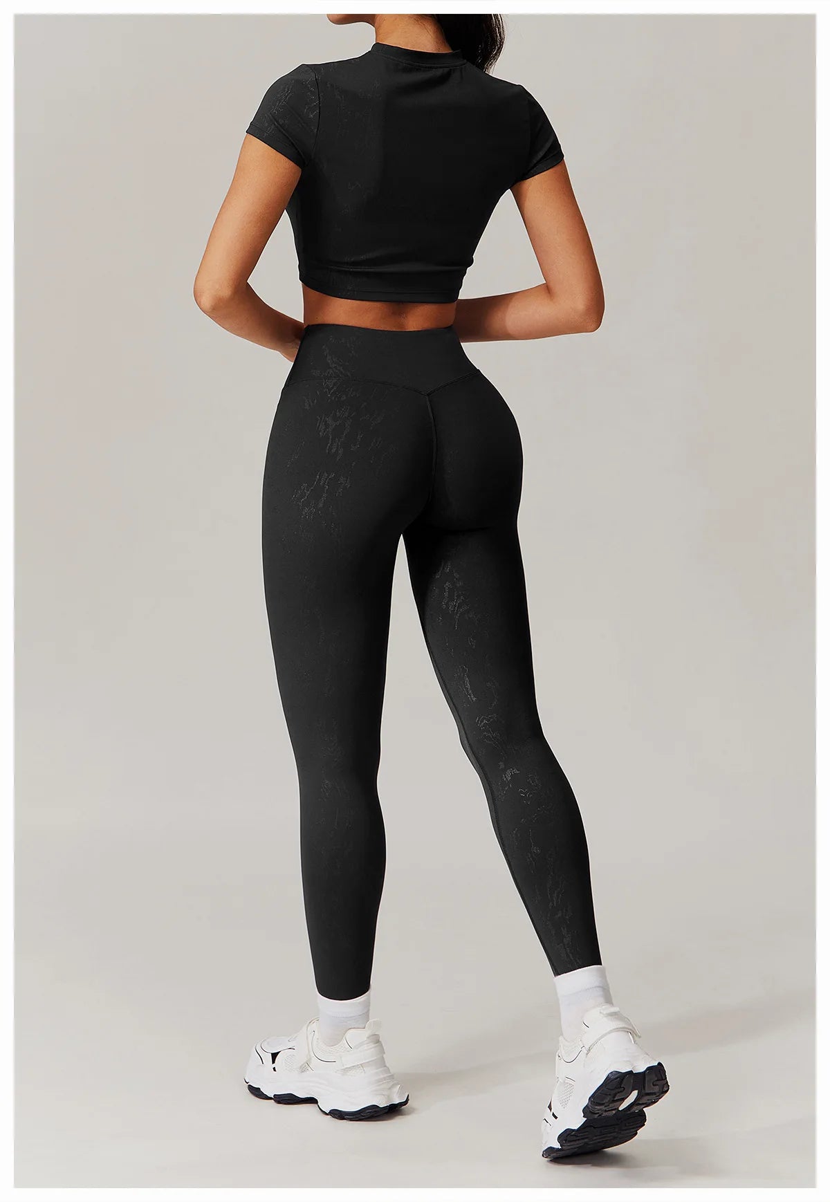 Sexy Women Printed Yoga T-Shirt Fitness Crop Top Workout Gym Shirts Short Sleeve Quick-drying Yoga T-shirts Sportswear Female