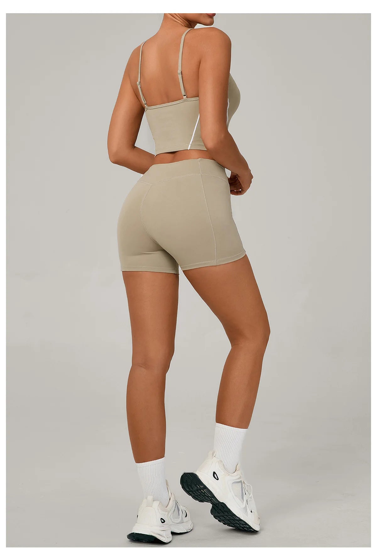 2 Pieces Yoga Sport Set Women Tracksuit Sports Bra Shorts Yoga Set Comfort Elastic Sportsuit Workout Outfit Fitness Gym Clothes