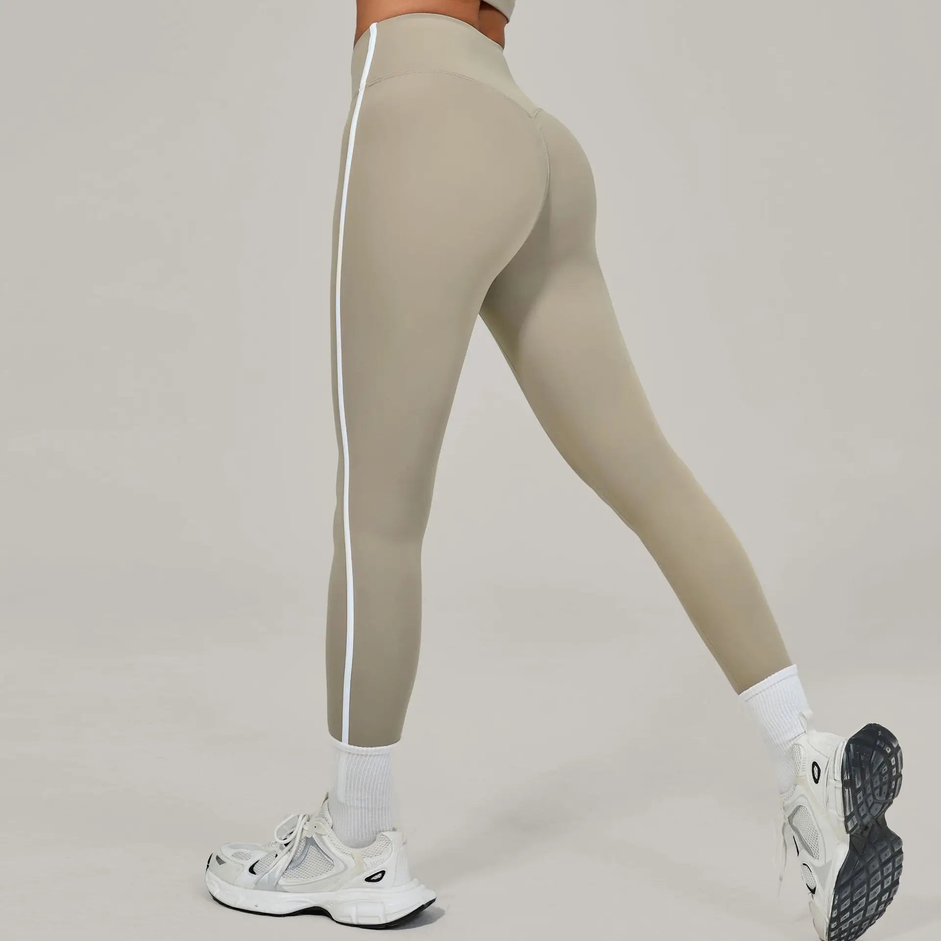 Women Yoga Leggings Hips Lifting Gym Legging Sport Pants High Waist Fitness Leggings Push Up Tight Workout Running Cycling Pants