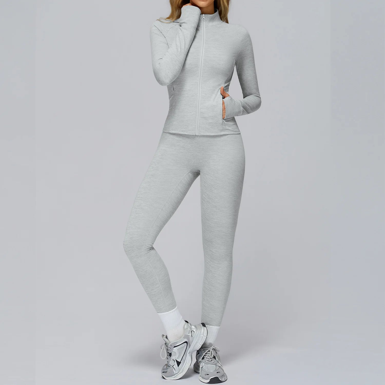 Yoga Suit 2/3PCS Sports Set Gym Set Women Tracksuit Running Workout Clothes Long Sleeve Sports Bra Athletic Wear Yoga Clothing