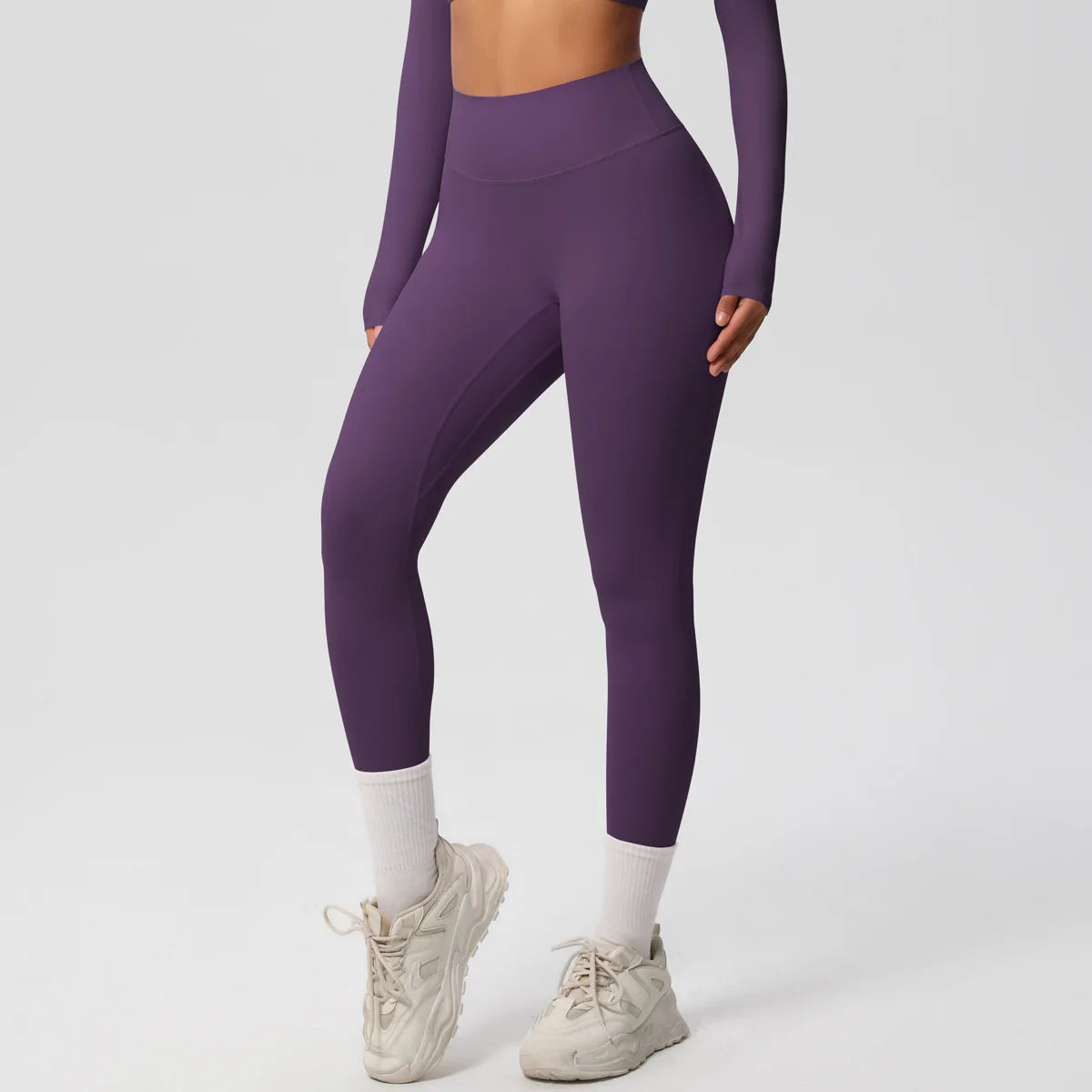 Leggings Female High Elastic Seamless Tights High Waist Butt Lift Sexy Fitness Pants Knit Slim Gym Running Yoga Leggings