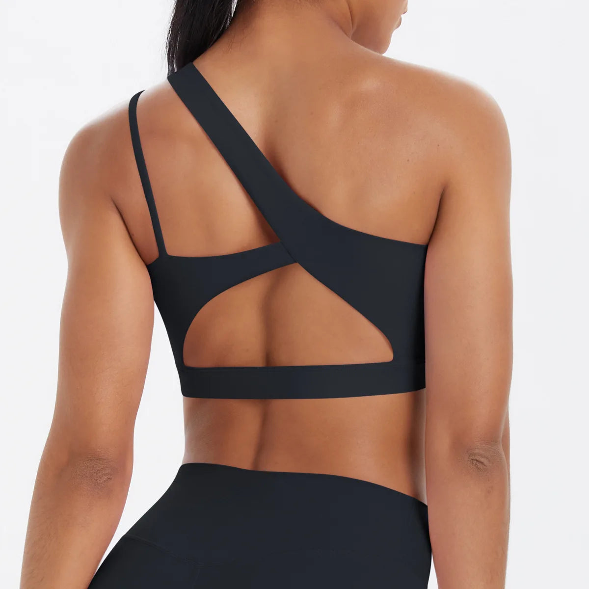 Sports Bra Women Push Up Fitness Bras One Shoulder Underwear Shockproof Yoga Bra Workout Bra Yoga Running Bra Sexy Vest
