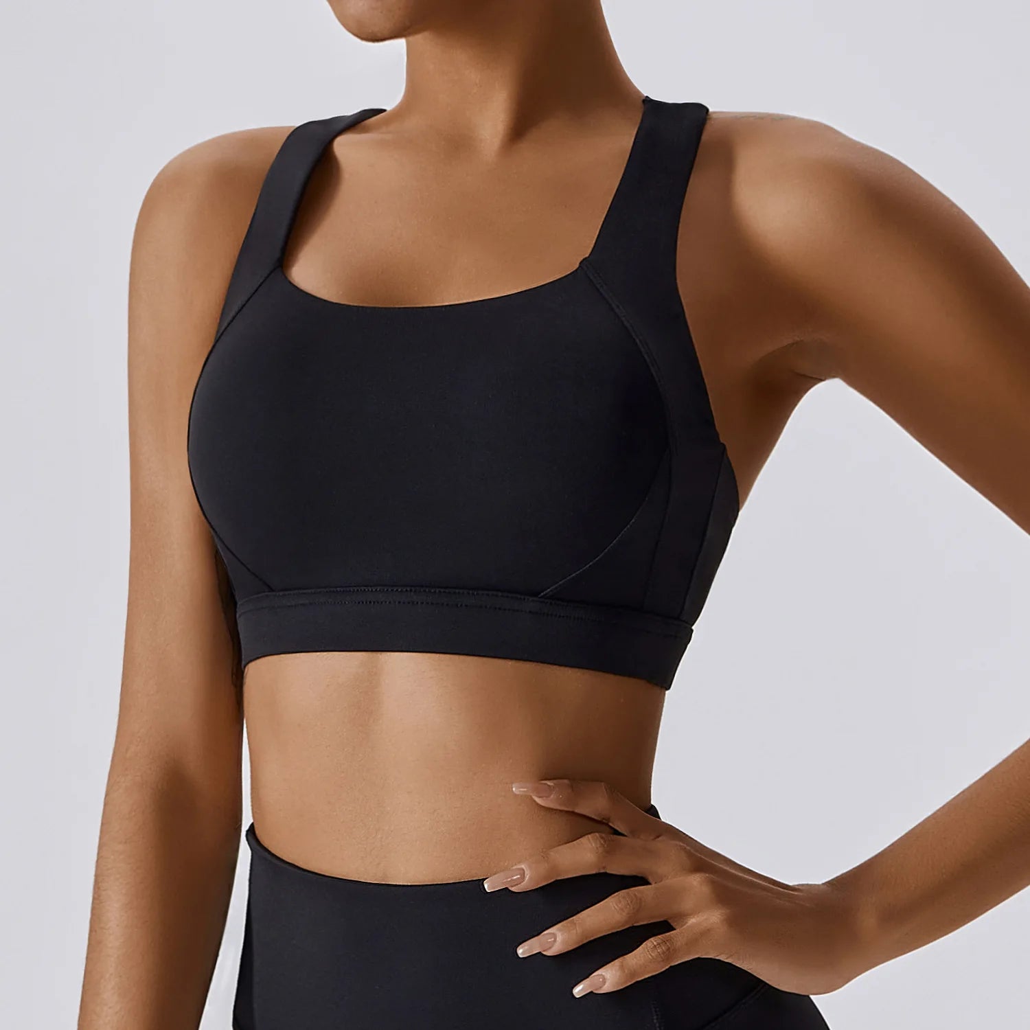 Breathable Sports Bra Shockproof Crop Anti-sweat Fitness Top Women Yoga Bra Push Up Sport Gym Running Workout Top Soft Underwear