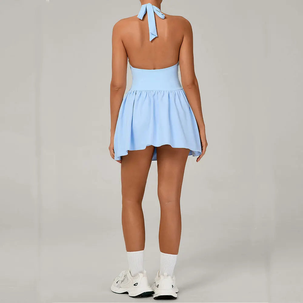 Yoga Overalls Women Jumpsuit Workout Tracksuit One-Piece Romper Dance Sports Dress Gym Fitness Set Push Up Running Tennis Sports