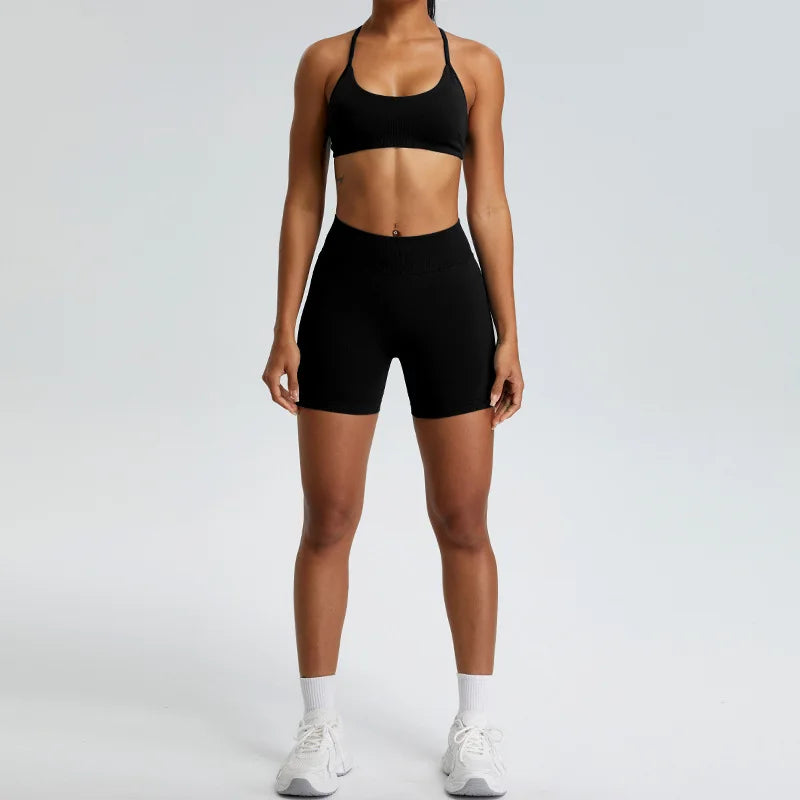 Workout Shorts for Women High Elastic Gym Shorts Seamless Push Up Fitness Sports Shorts Running Women Short Sports Yoga Leggings