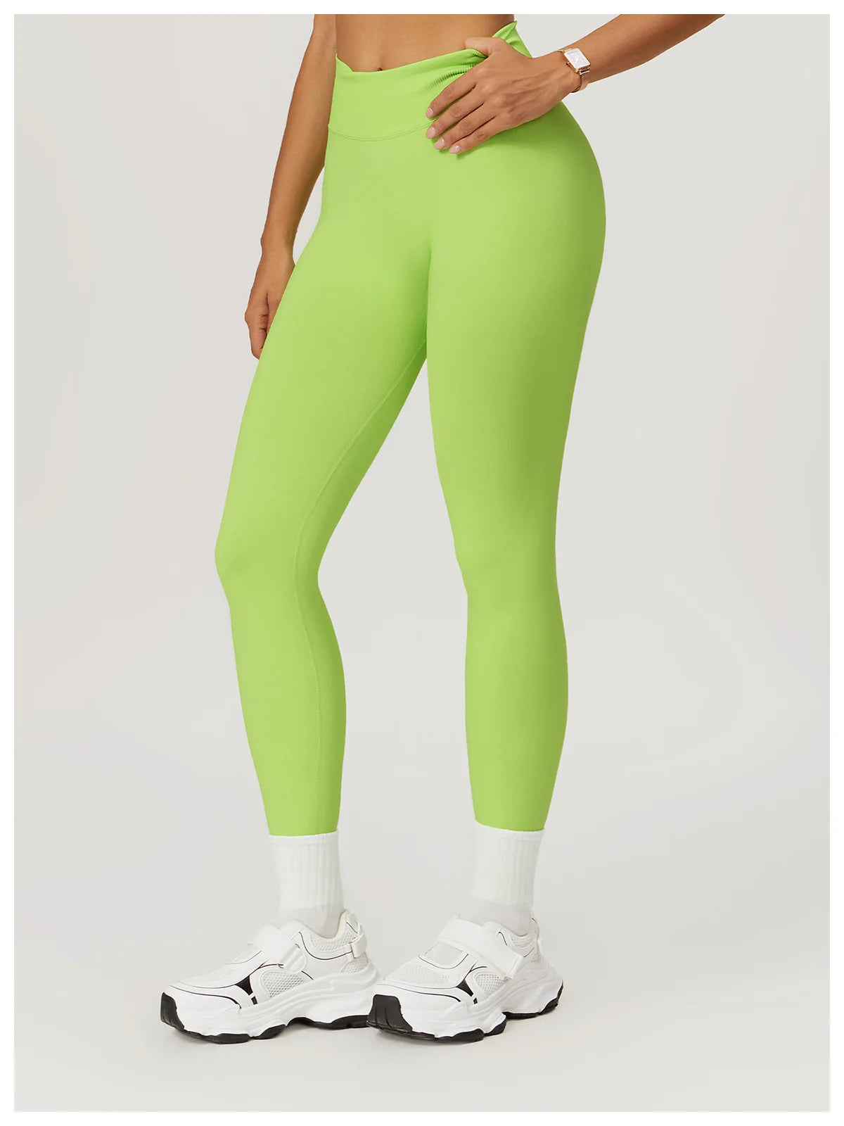 Seamless Fitness Leggings Women Sport High Waist Elastic Ribbed Yoga Leggings Gym Jogging Quick Dry Push Up Slim Pants Female