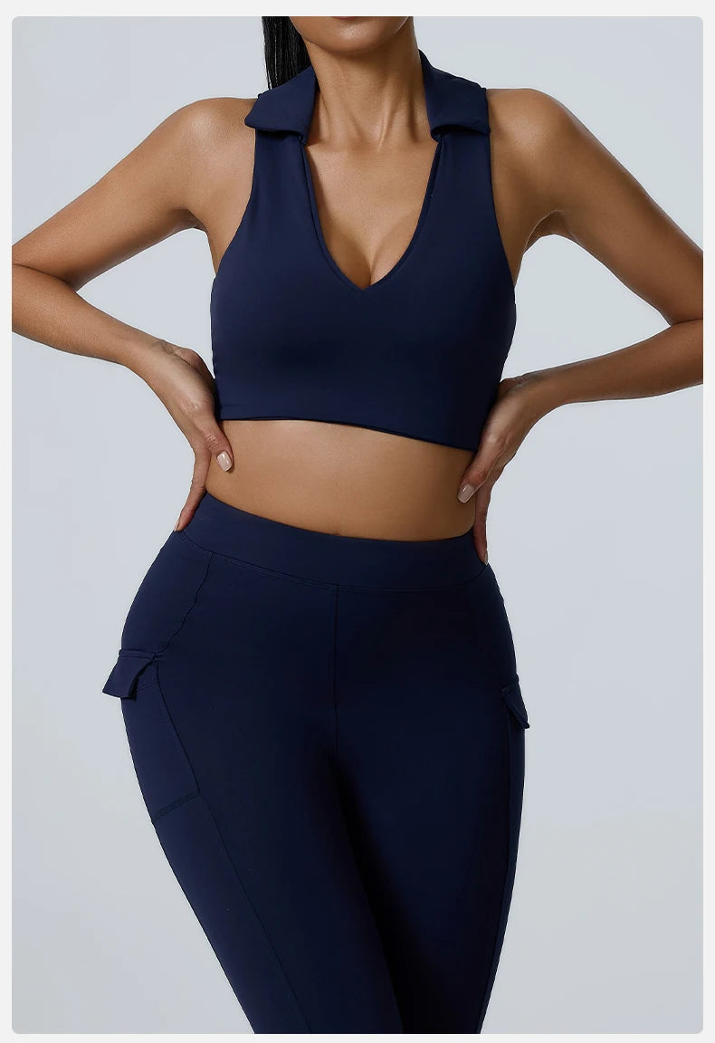 2PCS Yoga Set Women Tracksuit Sportswear Gym Workout Clothing Athletic Wear Fitness Bra High Waist Leggings Push Up Suit