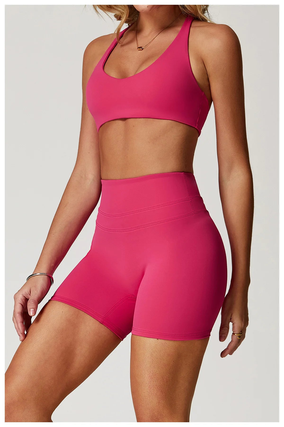 Sexy Backless Gym Sport Bra Sports Bra Anti-sweat Breathable Yoga Bra Shockproof Crop Top Fitness Top Push Up Workout Top Women