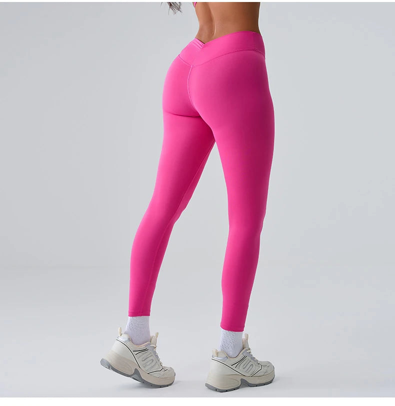 Women Yoga Leggings Fitness Leggings Running Cycling Pants Breathable Sports Leggings High Waist Leggings Workout Gym Clothing