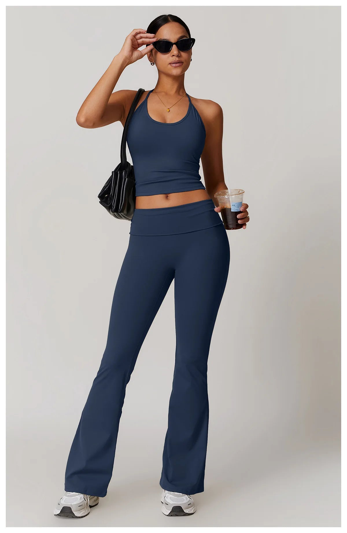 Yoga Pants Gym Leggings Women Bell-bottoms High Waist Push Up Sport Tights Running Cycling Fitness Workout Leggings Gym Clothing
