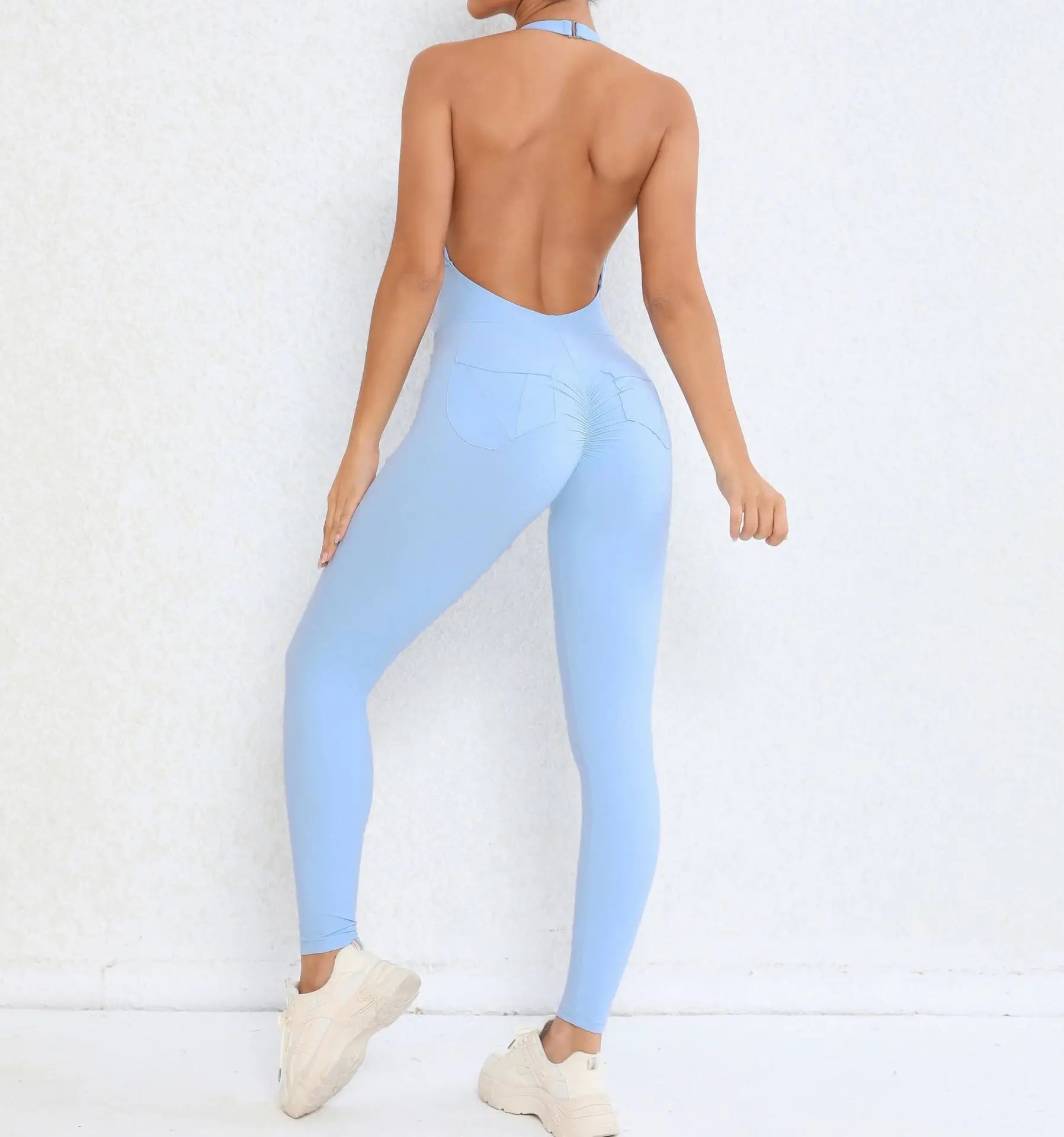 Women's Tracksuit Yoga Set Jumpsuits One Piece Bodysuits Fitness Rompers Sleeveless Sportswear Gym Set Workout Clothes