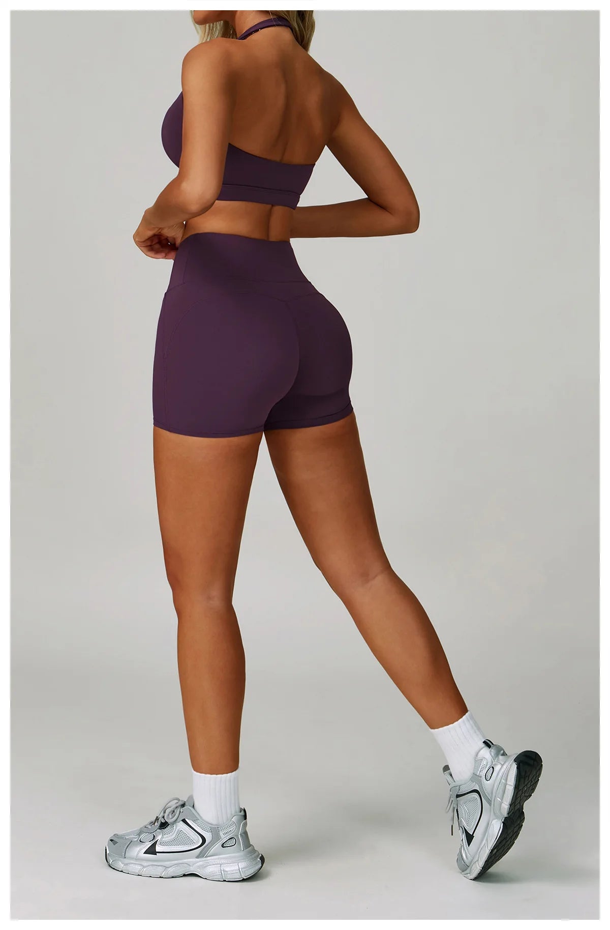 Impact Shorts Women Yoga Shorts High Waist Workout Lift Peach Butt Fitness Tight Gym Running Body Shaper Pants Casual Sportswear
