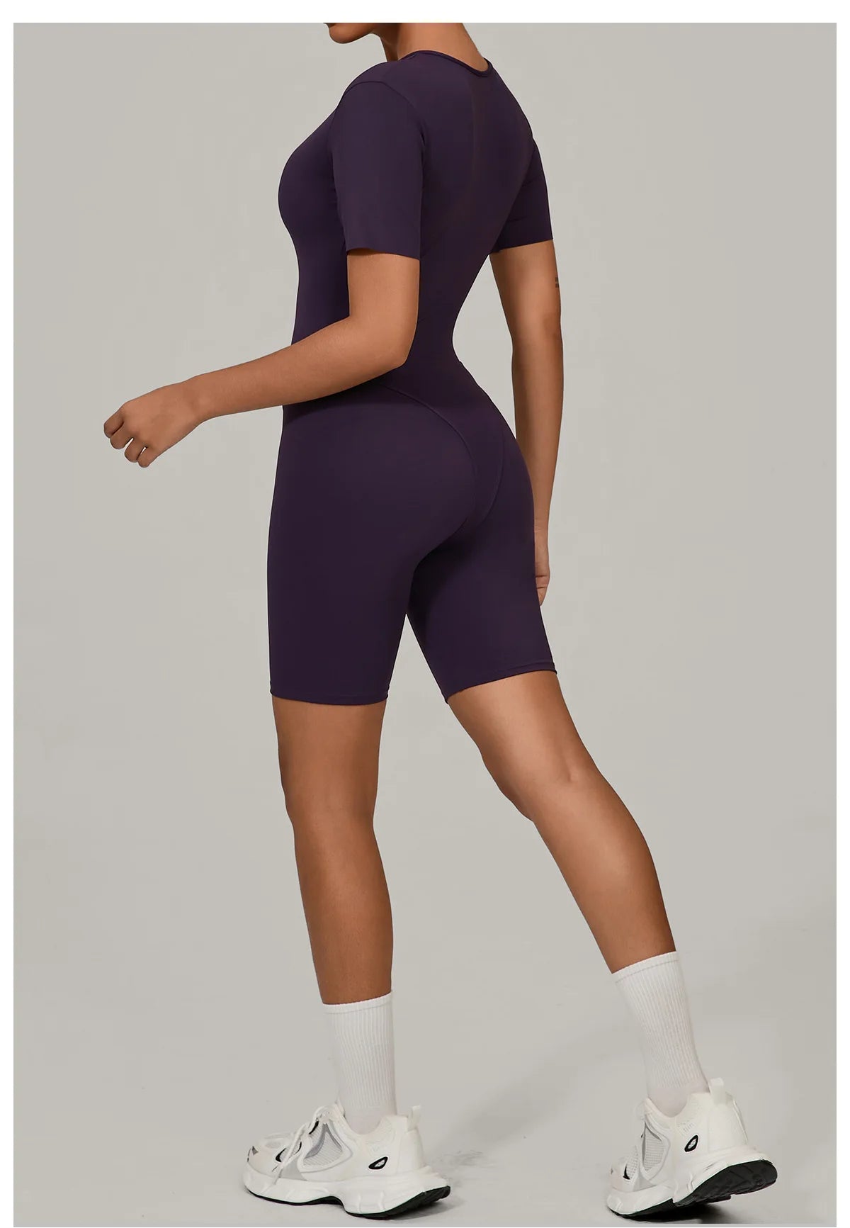 Summer Jumpsuits Short Sleeve Yoga Bodysuit Women Yoga Set Gym Tracksuit Push-up Rompers Workout Clothes Dance Fitness Bodysuit