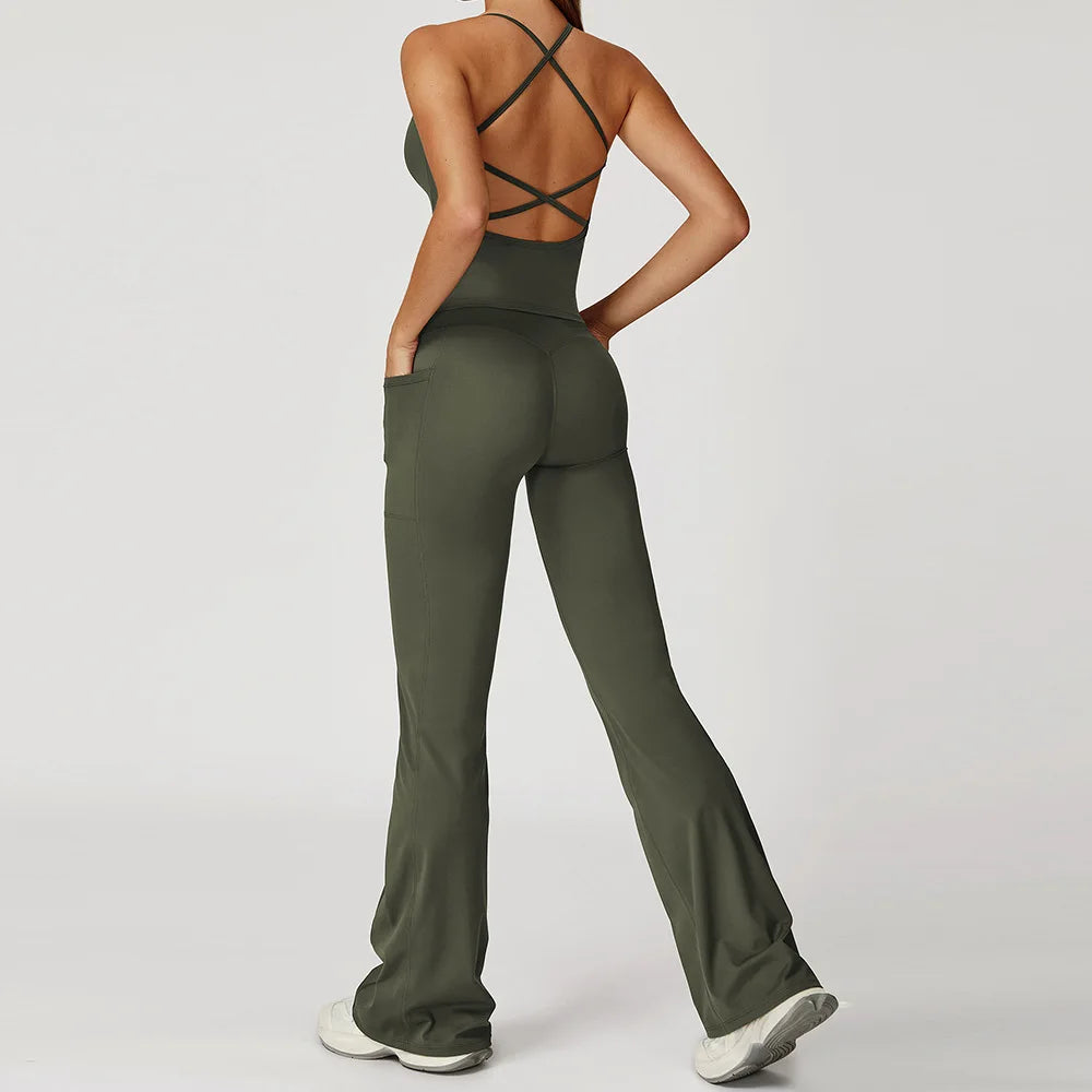 Women Tracksuit Yoga Set 2PCS Gym Workout Clothes for Female Push Up Bra High Waist Leggings Sexy Fitness Sportswear Sports Suit