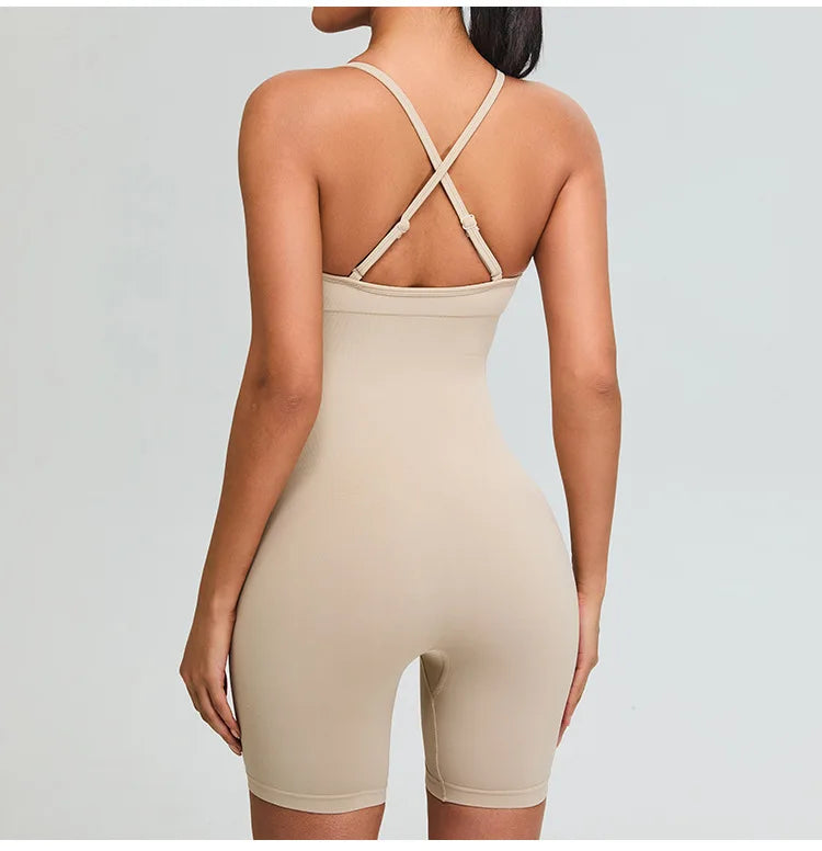 Women Gym Clothes Jumpsuit Fitness Rompers Suit Short Sets Sports Overalls for Woman Tracksuit Yoga Clothing Workout Sportswear