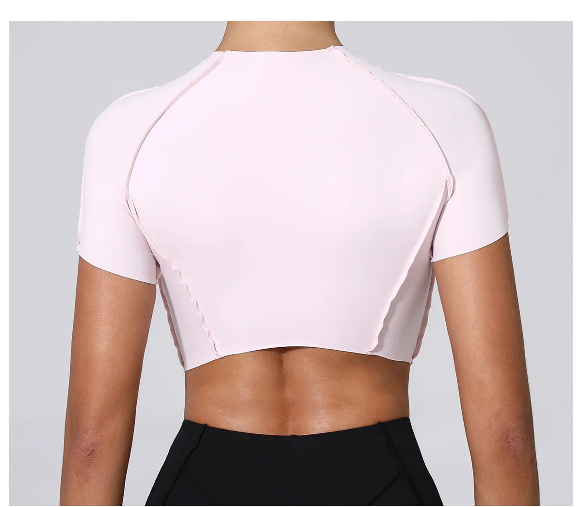 Women Yoga Top Line Sport T Shirts Fitness Clothes Short Sleeve Push Up Yoga Shirt Gym Top Running Active Wear Workout Sport Top