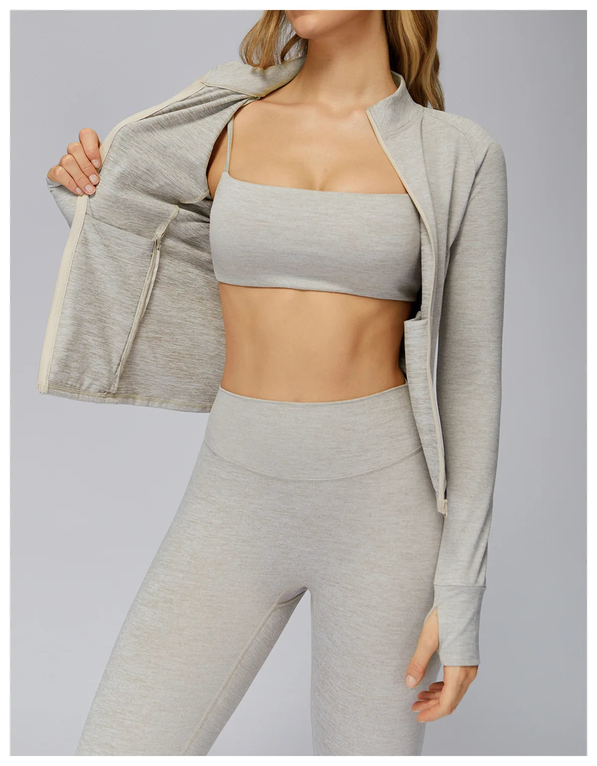 Yoga Suit 2/3PCS Sports Set Gym Set Women Tracksuit Running Workout Clothes Long Sleeve Sports Bra Athletic Wear Yoga Clothing