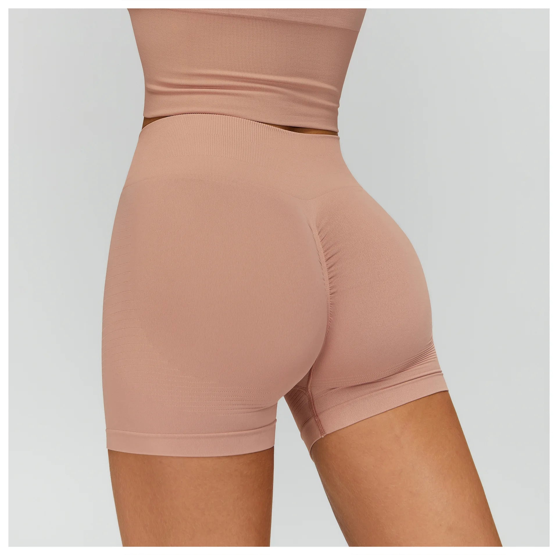 Seamless Yoga Shorts Women High Waist Workout Shorts Lift Butt Fitness Pants Sportswear Fitness Push Up Yoga Gym Running Short