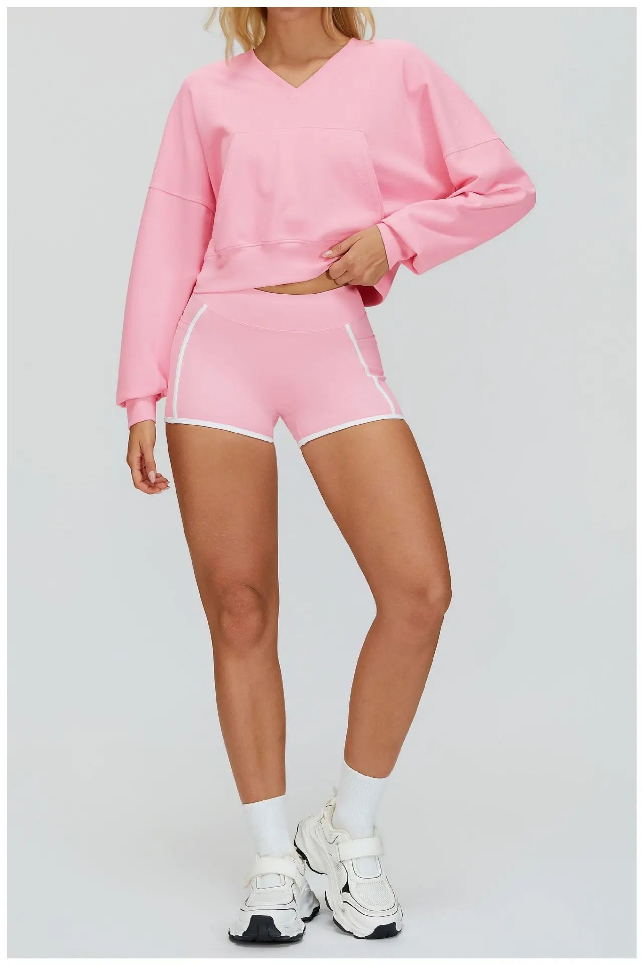 Hooded Hoodie Women's Long Sleeved Warm Windproof Casual Loose Sports Hoodie Outdoor Hiking and Running Sports Jacket