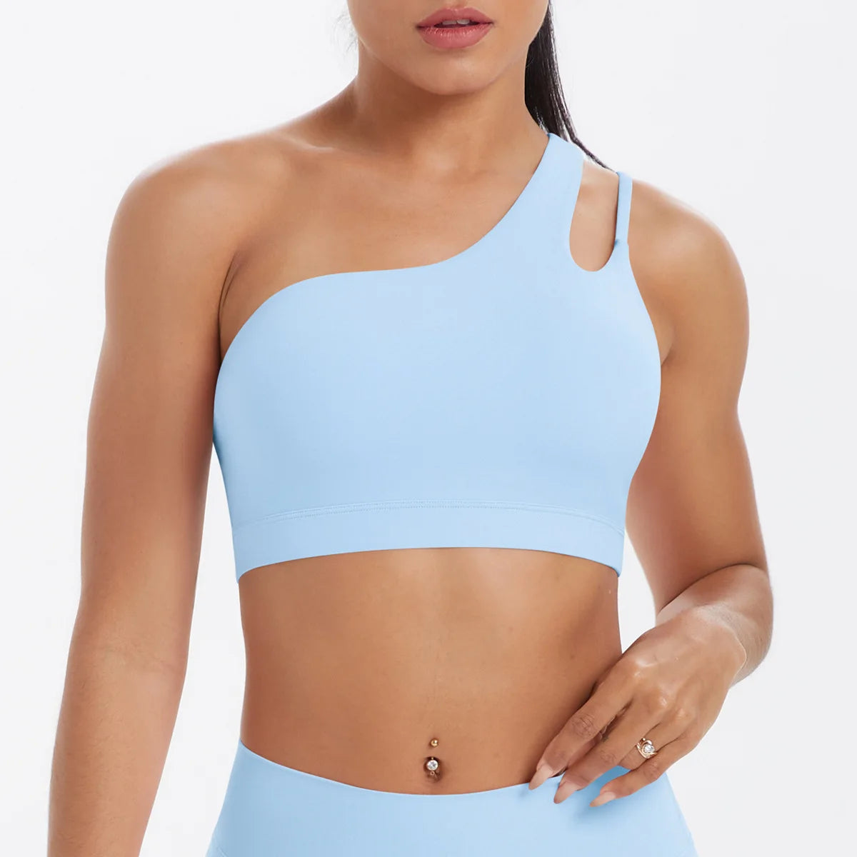 Sports Bra Women Push Up Fitness Bras One Shoulder Underwear Shockproof Yoga Bra Workout Bra Yoga Running Bra Sexy Vest