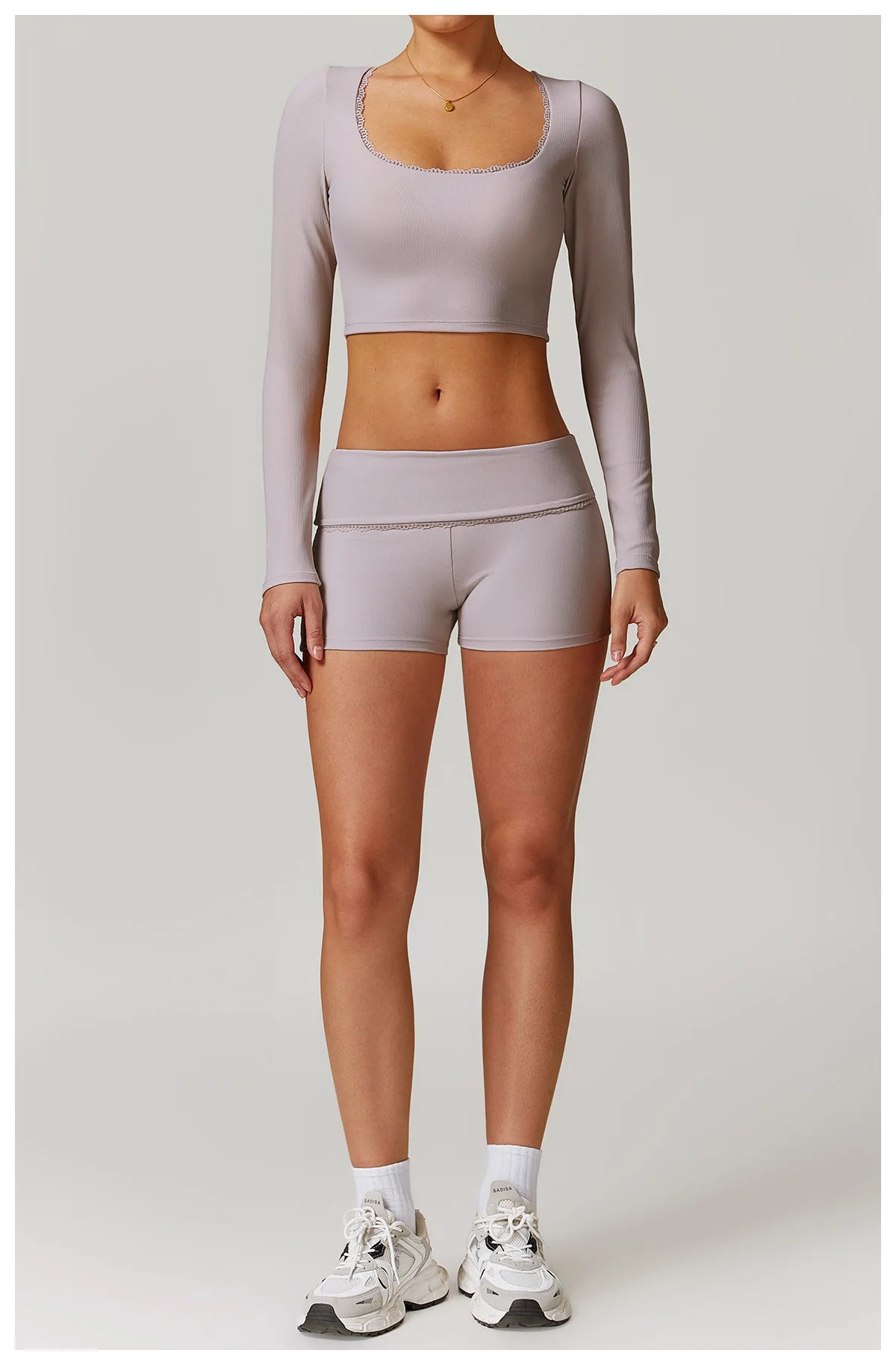 Ribbed Yoga Shirts For Women Long Sleeve Fitness Running Gym Clothes Push Up Workout Dry Fit Breathable High Elastic Sports Top