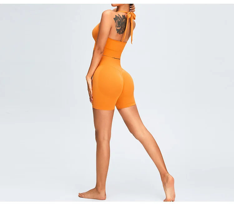 High Waist Seamless Shorts Women Scrunch Butt Yoga Shorts Push Up Gym Shorts Athletic Booty Fitness Workout Short Women Clothing