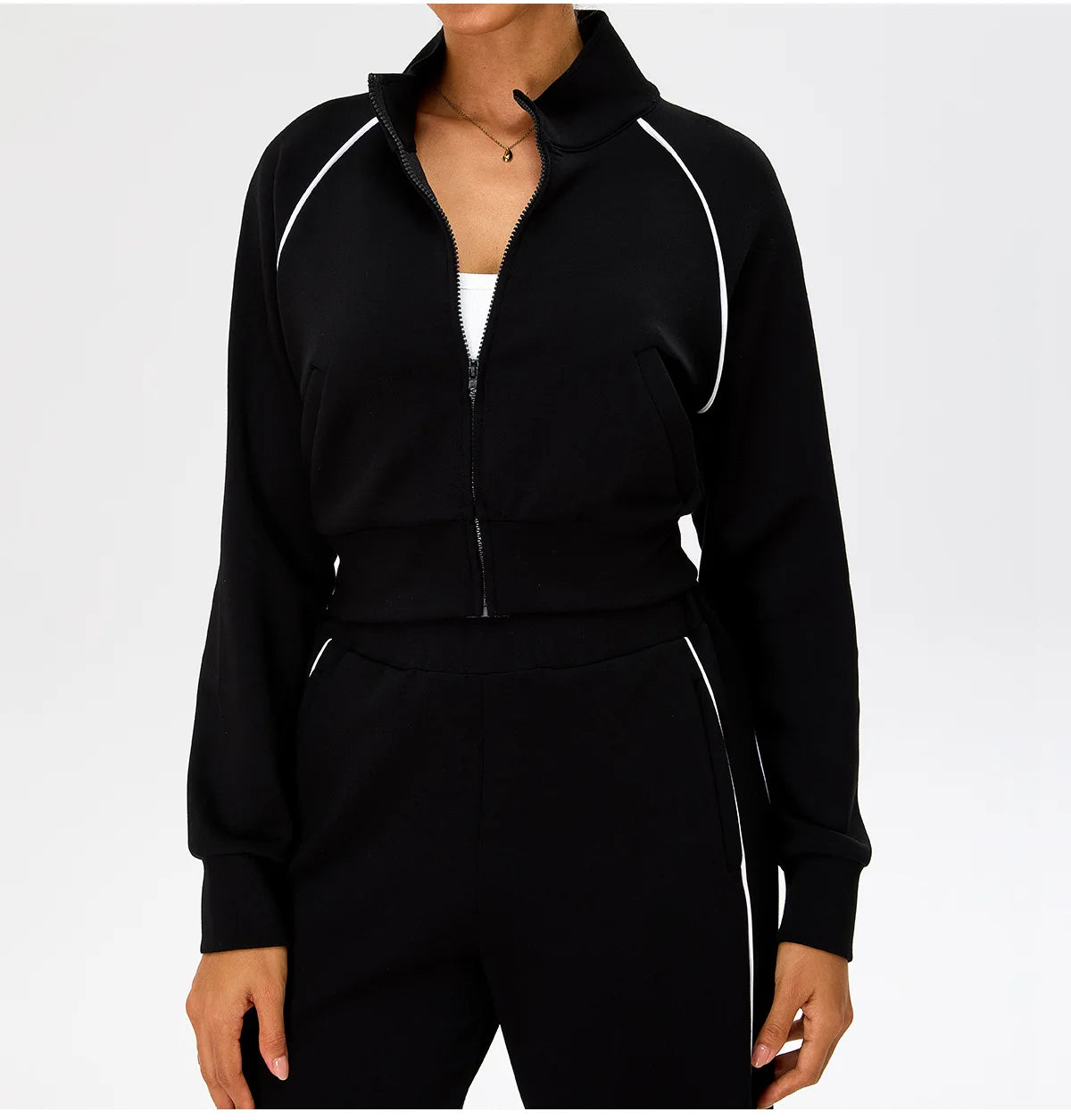 Women's Yoga Long Sleeve Sports Jacket Zip Fitness Yoga Shirt Slim Fit Gym Top Activewear Running Coats Workout Cycling Clothes