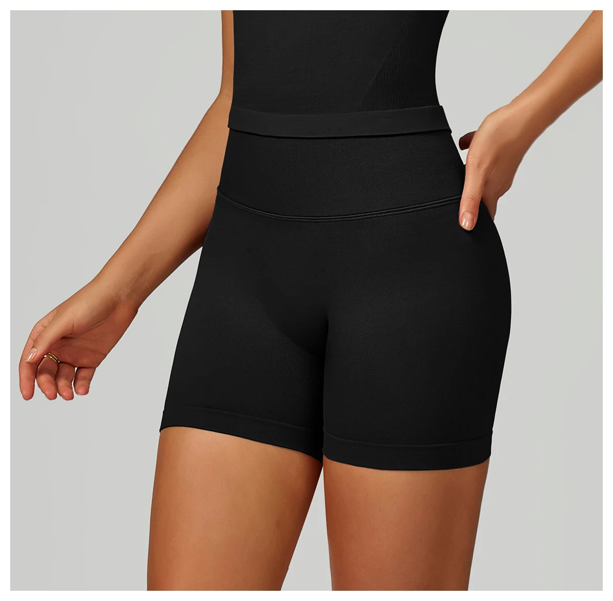 Seamless Women Sports Short Yoga Legging Shorts Squat Proof High Waist Fitness Tight Shorts Cycling Impact Workout Gym Shorts