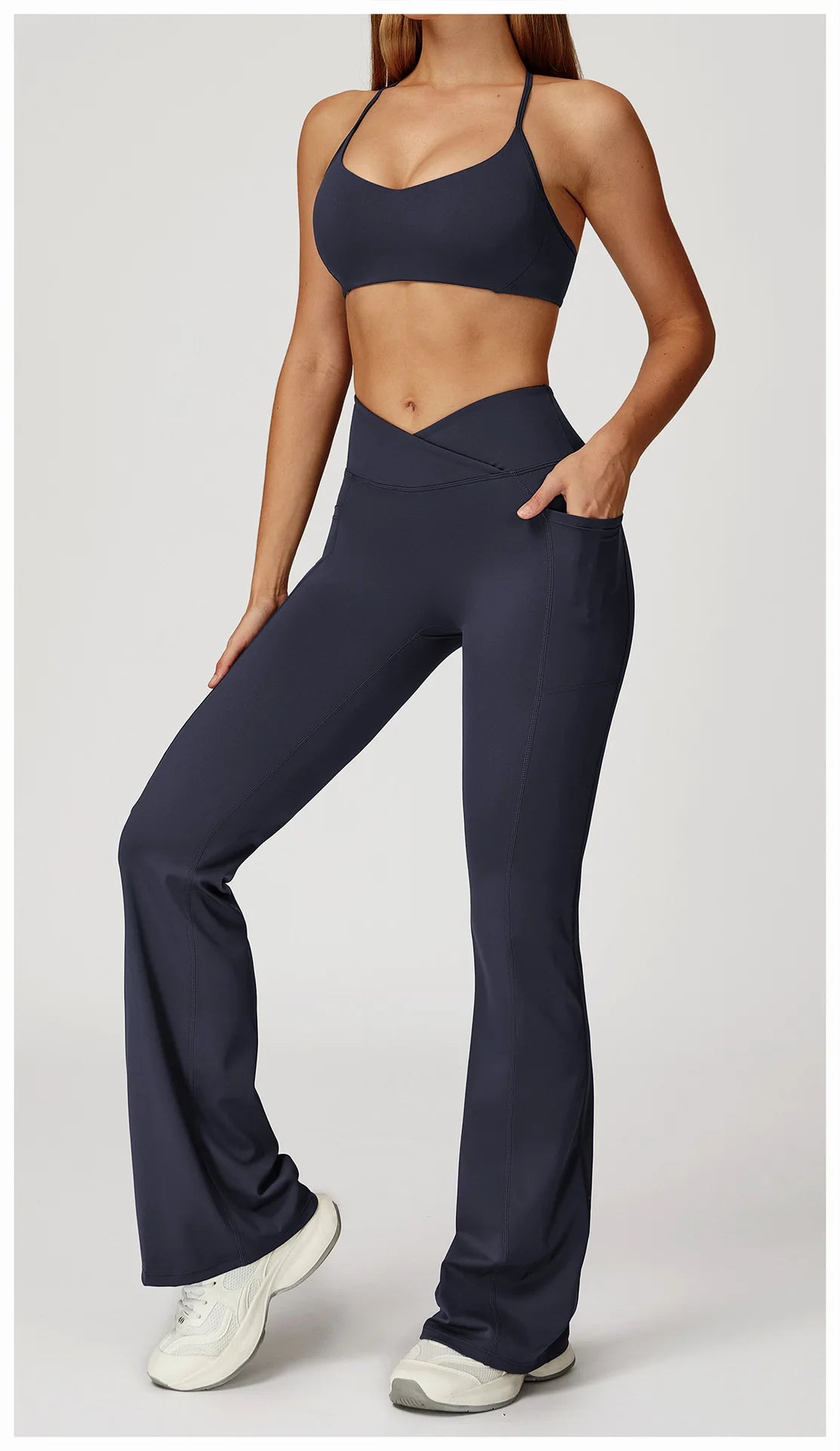 Women Tracksuit Yoga Set 2PCS Gym Workout Clothes for Female Push Up Bra High Waist Leggings Sexy Fitness Sportswear Sports Suit